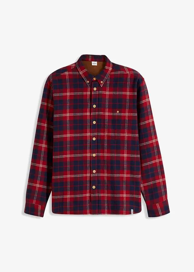 Chemise en flanelle avec doublure polaire