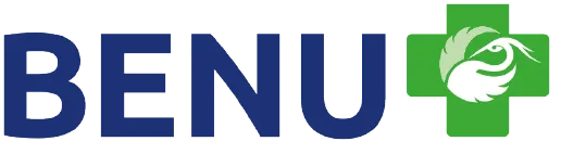Benu logo of current flyer