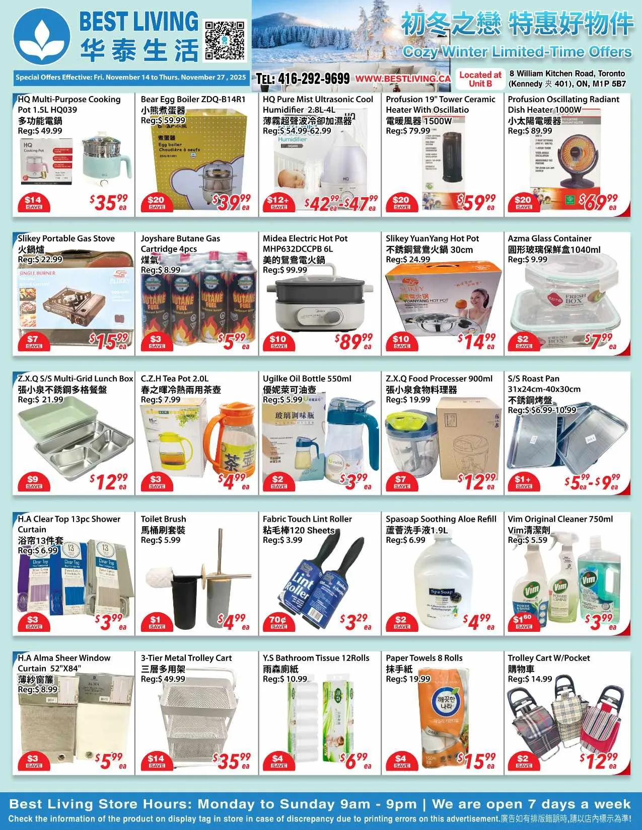 Best Living Sales from November 14 to November 27 2025 - flyer page 1