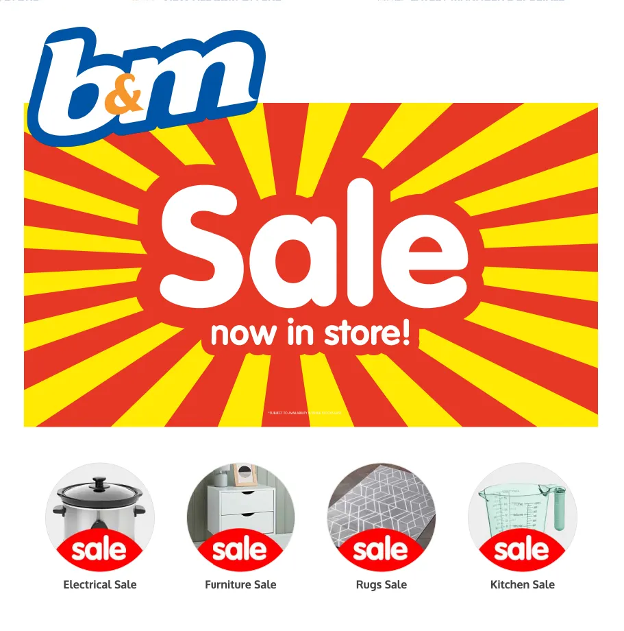 B&M Stores offers from 1 January to 18 January 2025 - Catalogue Page 1