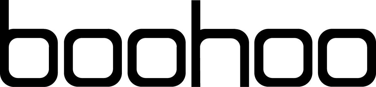 Boohoo logo. Current catalogue