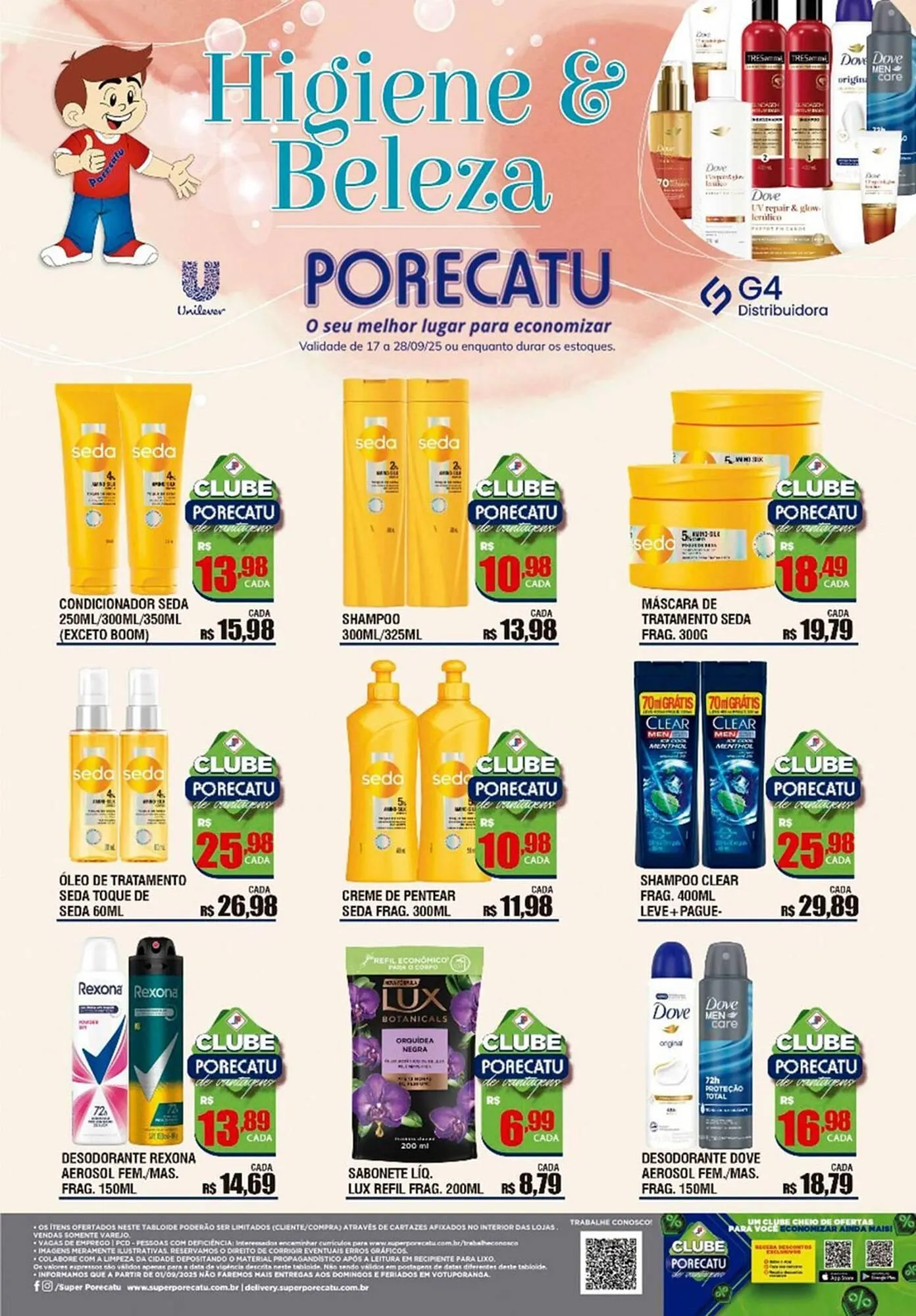 Encarte de Catálogo Supermercado Porecatu 18 de setembro até 25 de setembro 2025 - Pagina 2