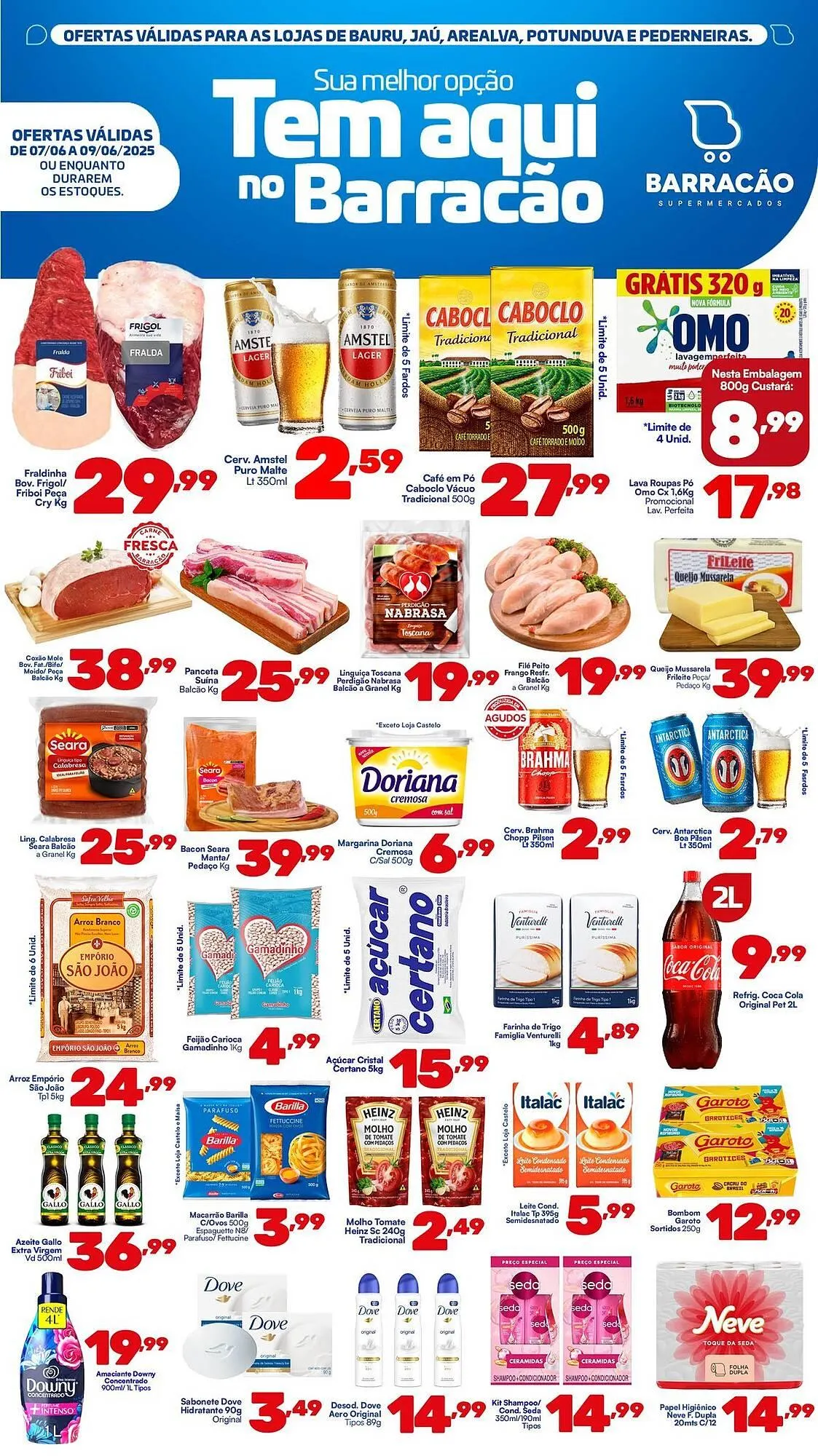 Encarte de Catálogo Barracão Supermercado 7 de junho até 9 de junho 2025 - Pagina 1