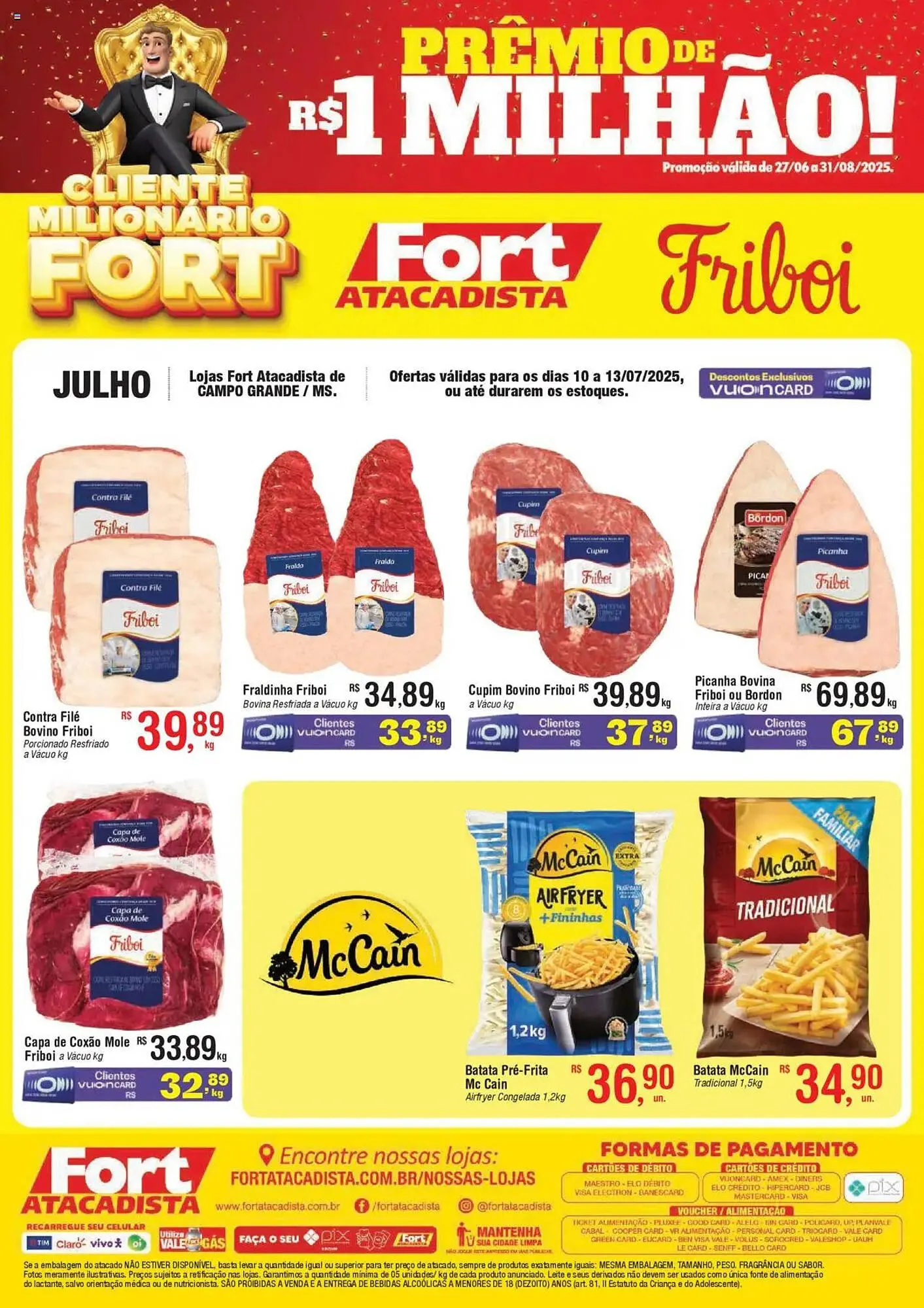 Encarte de Catálogo Fort Atacadista 10 de julho até 14 de julho 2025 - Pagina 1