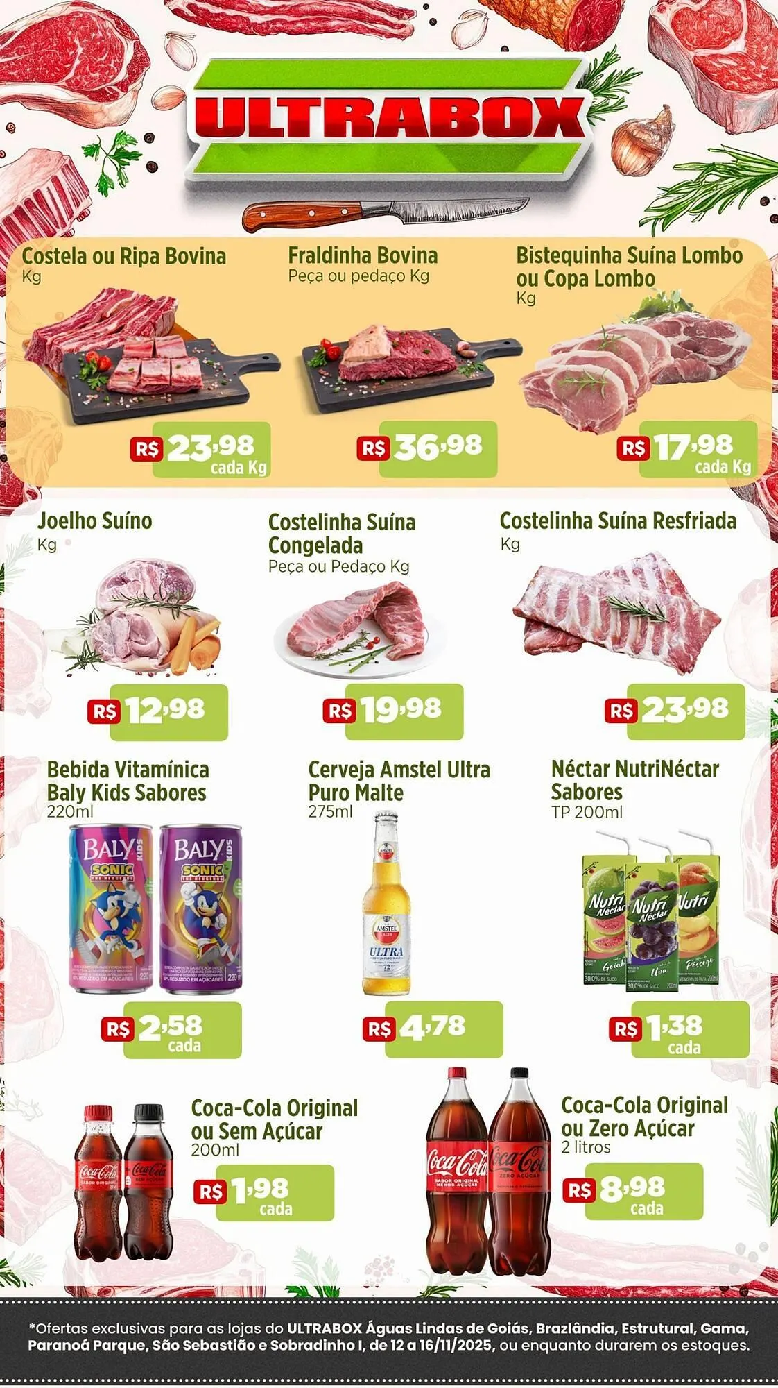 Encarte de Panfleto Ultrabox 12 de novembro até 16 de novembro 2025 - Pagina 1