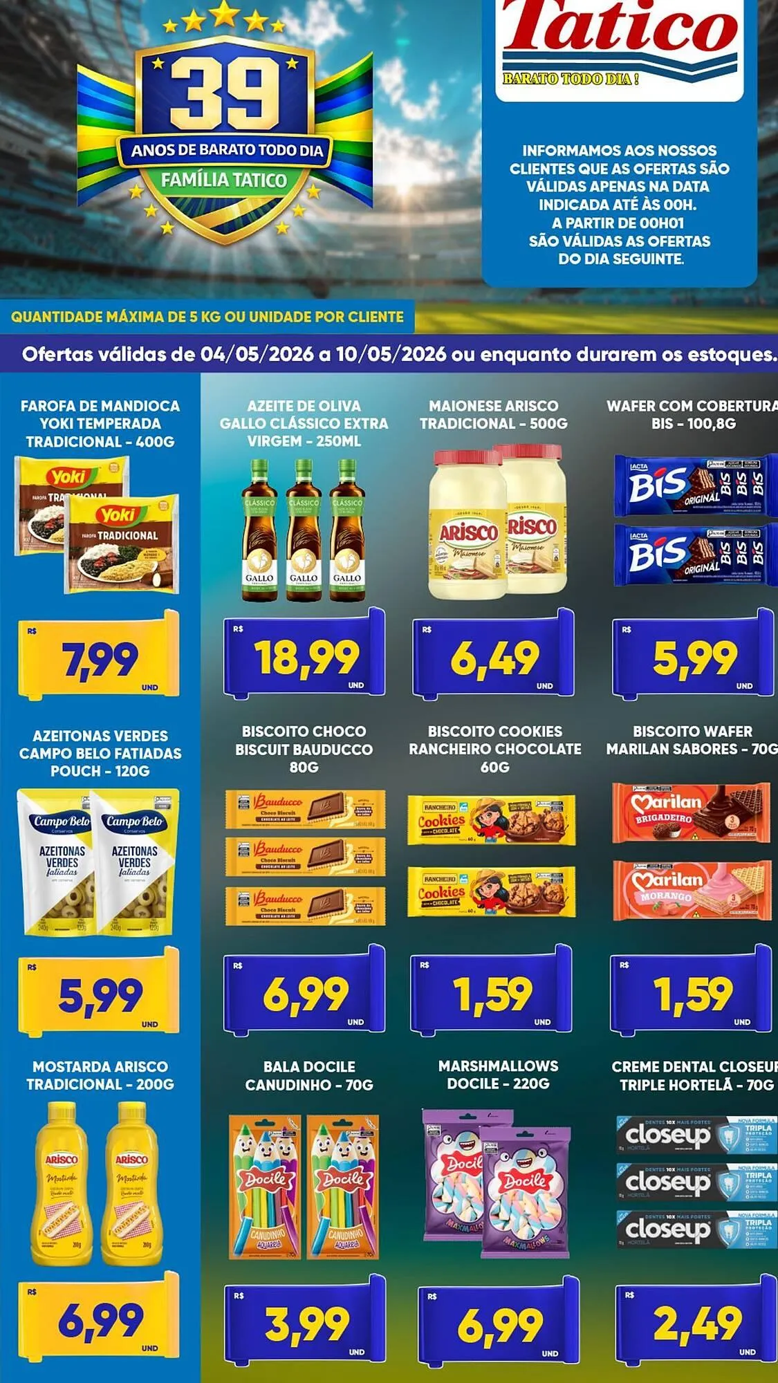 Encarte de Tabloide Tatico 4 de maio até 10 de maio 2026 - Pagina 5
