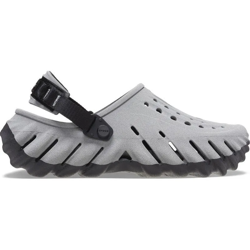 Sandália Crocs Echo Reflective Clog BLACK/REFLECTIVE