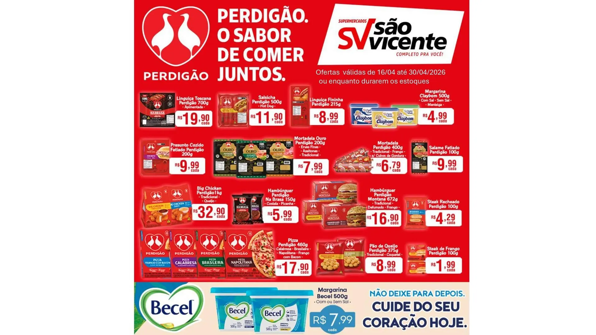 Encarte de Catálogo Supermercados São Vicente 16 de abril até 30 de abril 2026 - Pagina 1