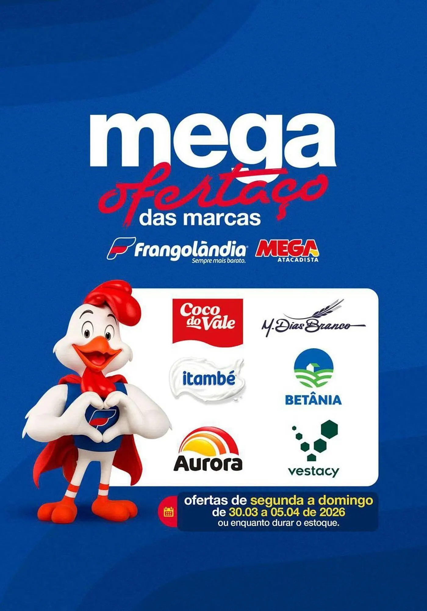 Encarte de Encarte Frangolândia 30 de março até 5 de abril 2026 - Pagina 1