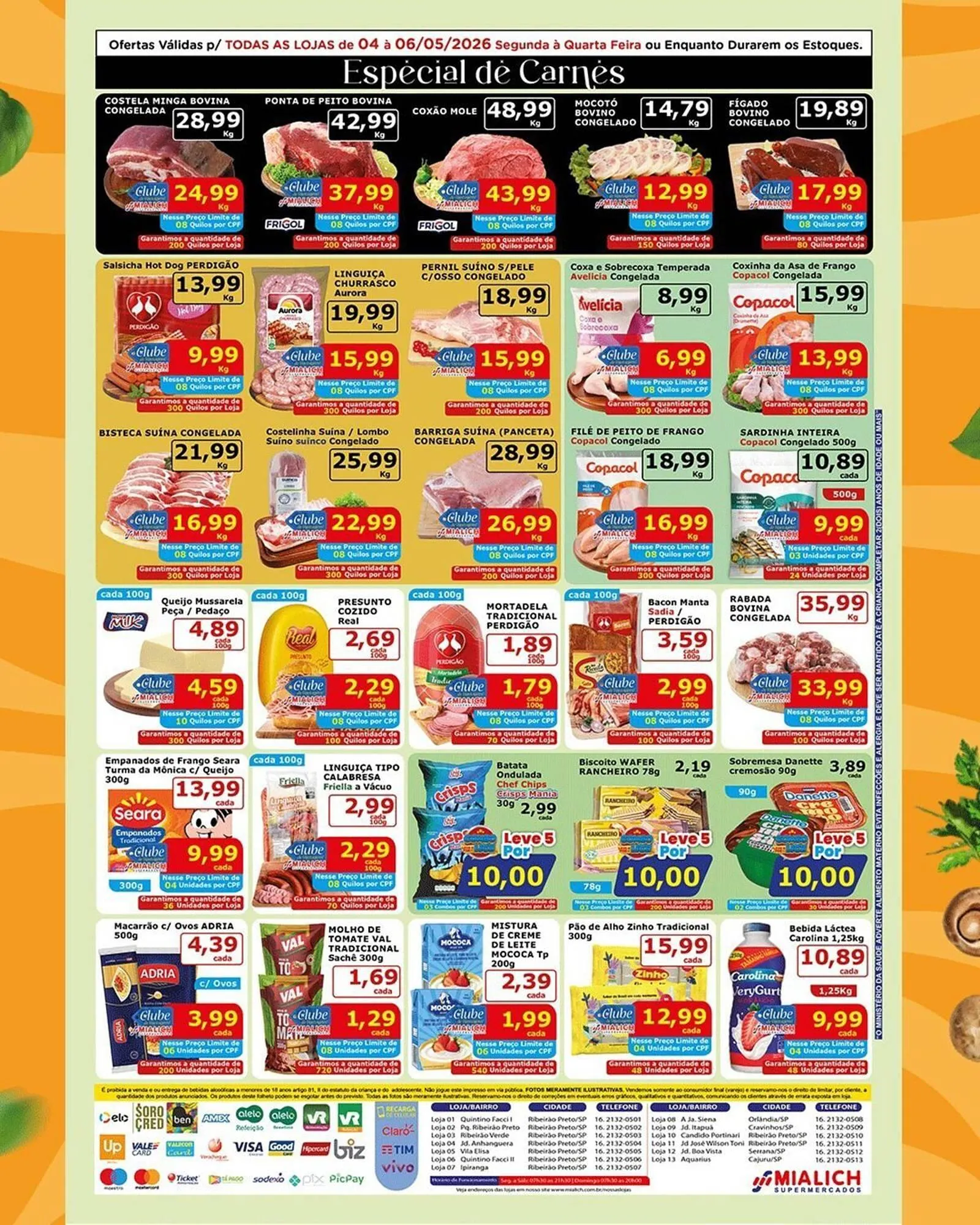 Encarte de Catálogo Mialich Supermercados 4 de maio até 6 de maio 2026 - Pagina 5