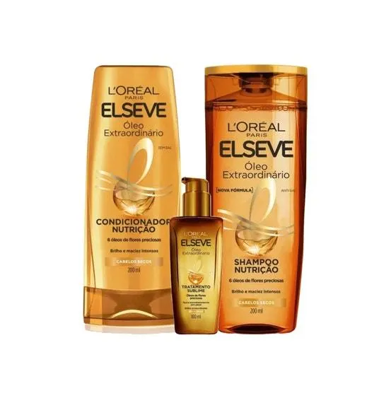 Kit Elseve Óleo Extraordinário Extra Nutrição