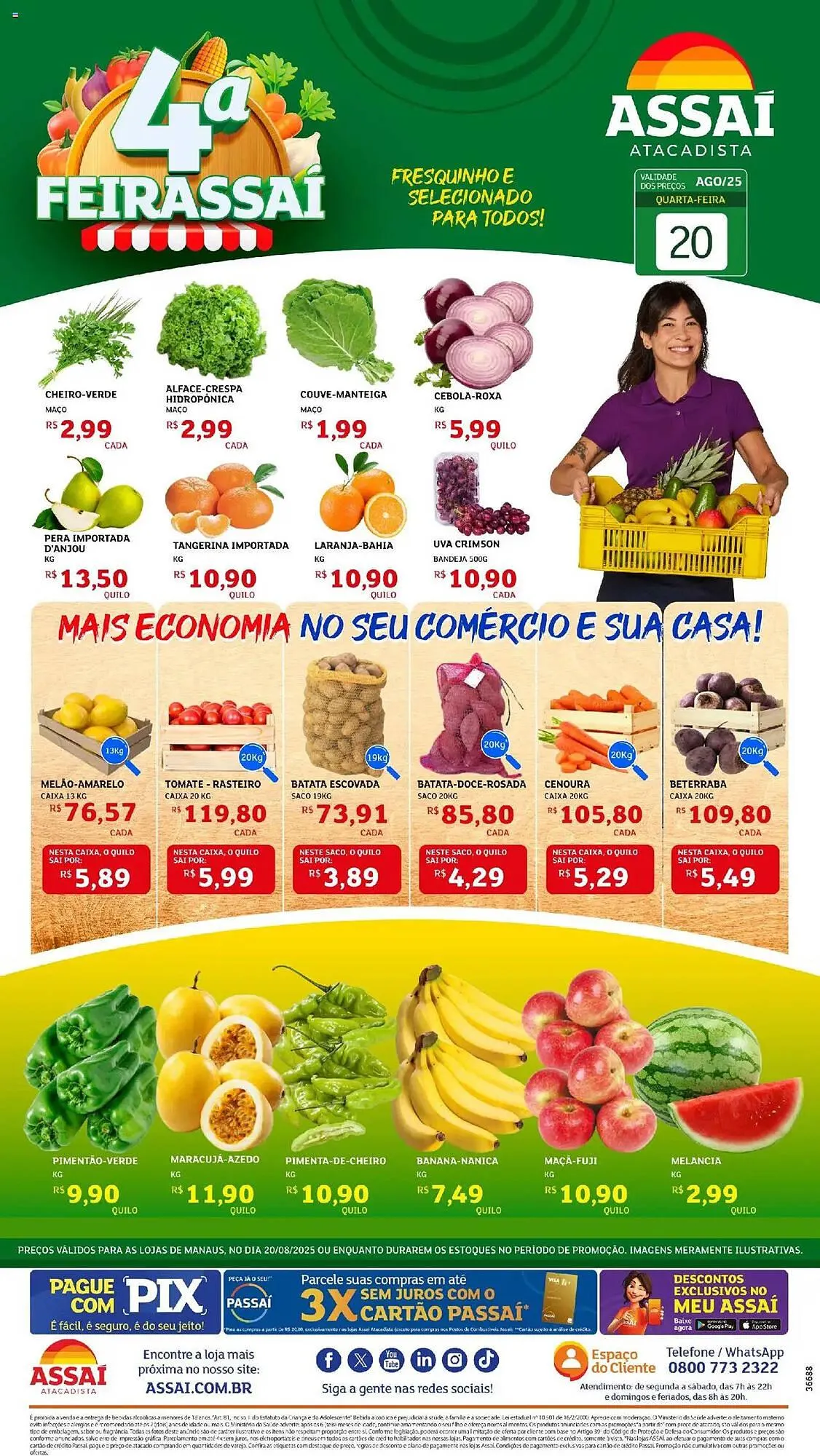 Encarte de Catálogo Assaí Atacadista 20 de agosto até 20 de agosto 2025 - Pagina 1