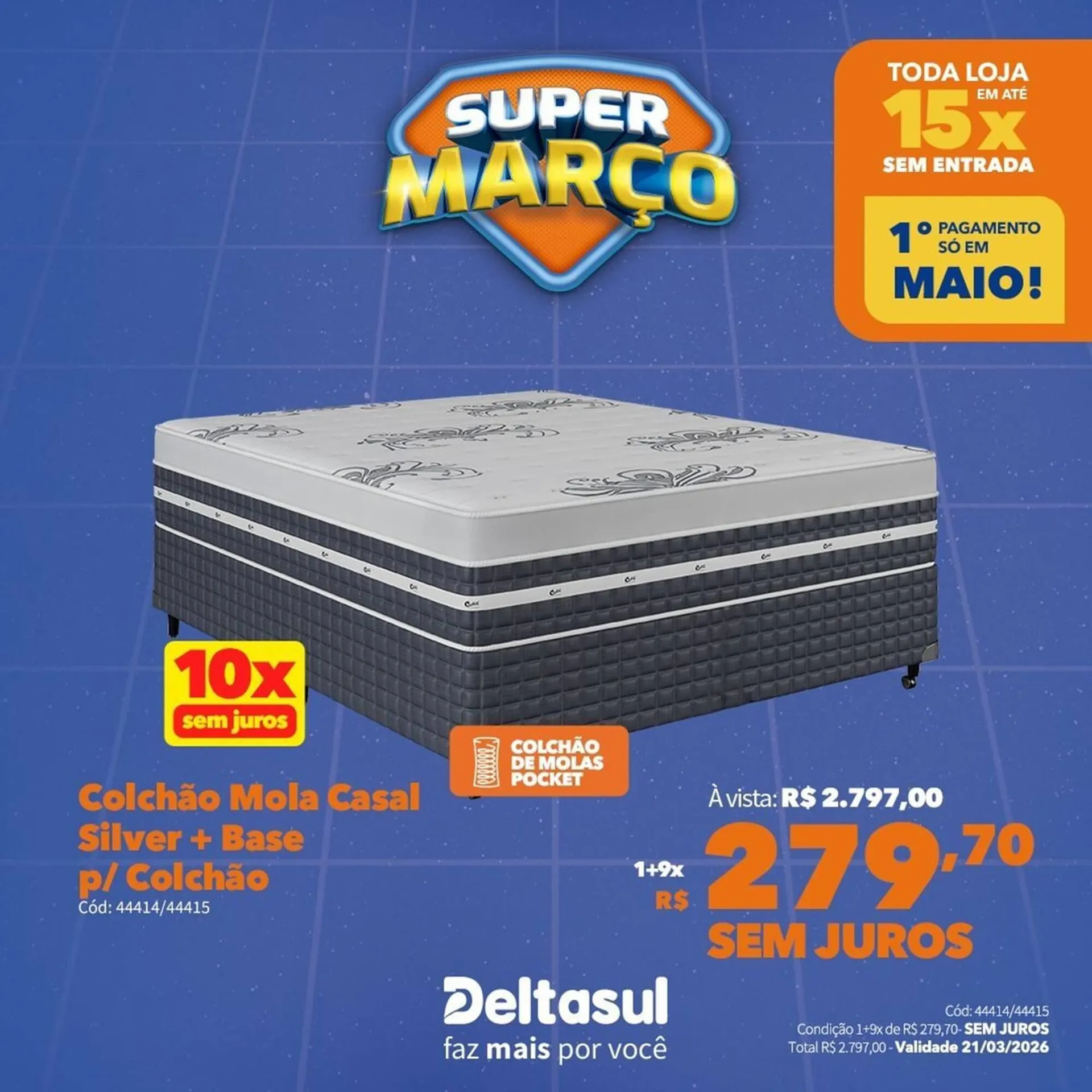 Encarte de Folheto Deltasul 10 de março até 21 de março 2026 - Pagina 1