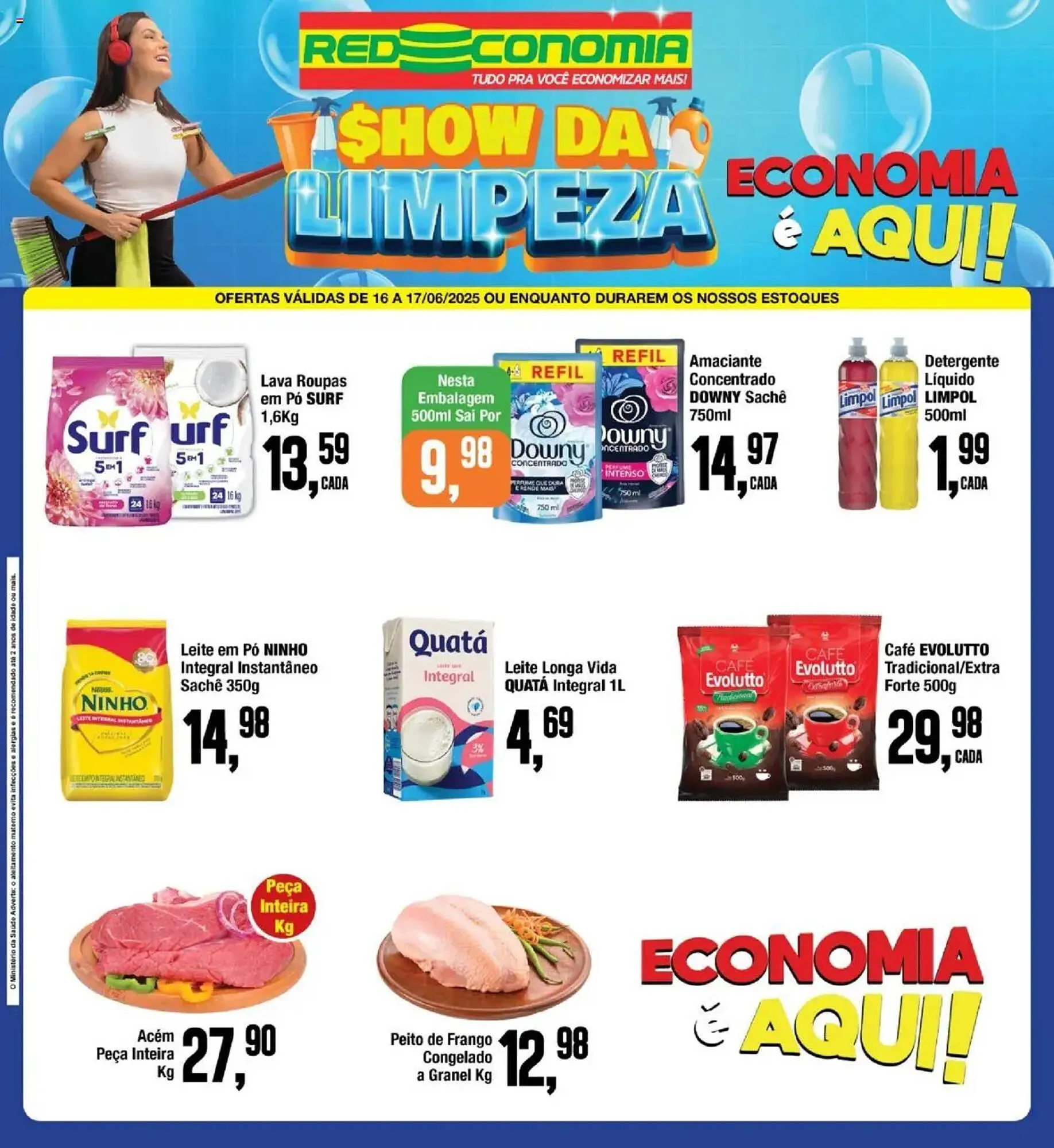 Encarte de Catálogo Redeconomia 16 de junho até 18 de junho 2025 - Pagina 1