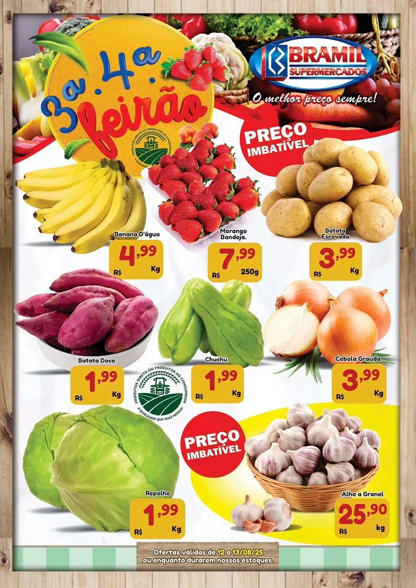 Encarte de Catálogo Bramil Supermercados 12 de agosto até 13 de agosto 2025 - Pagina 1