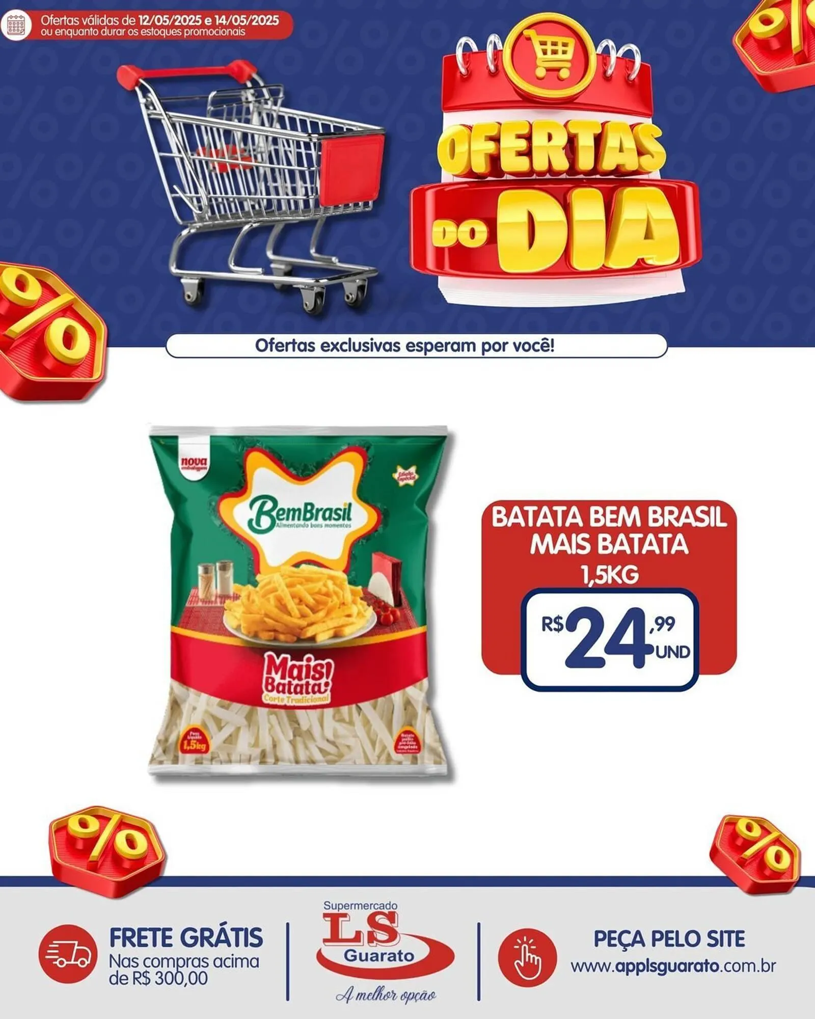 Encarte de Catálogo Supermercado LS Guarato 13 de maio até 14 de maio 2025 - Pagina 7