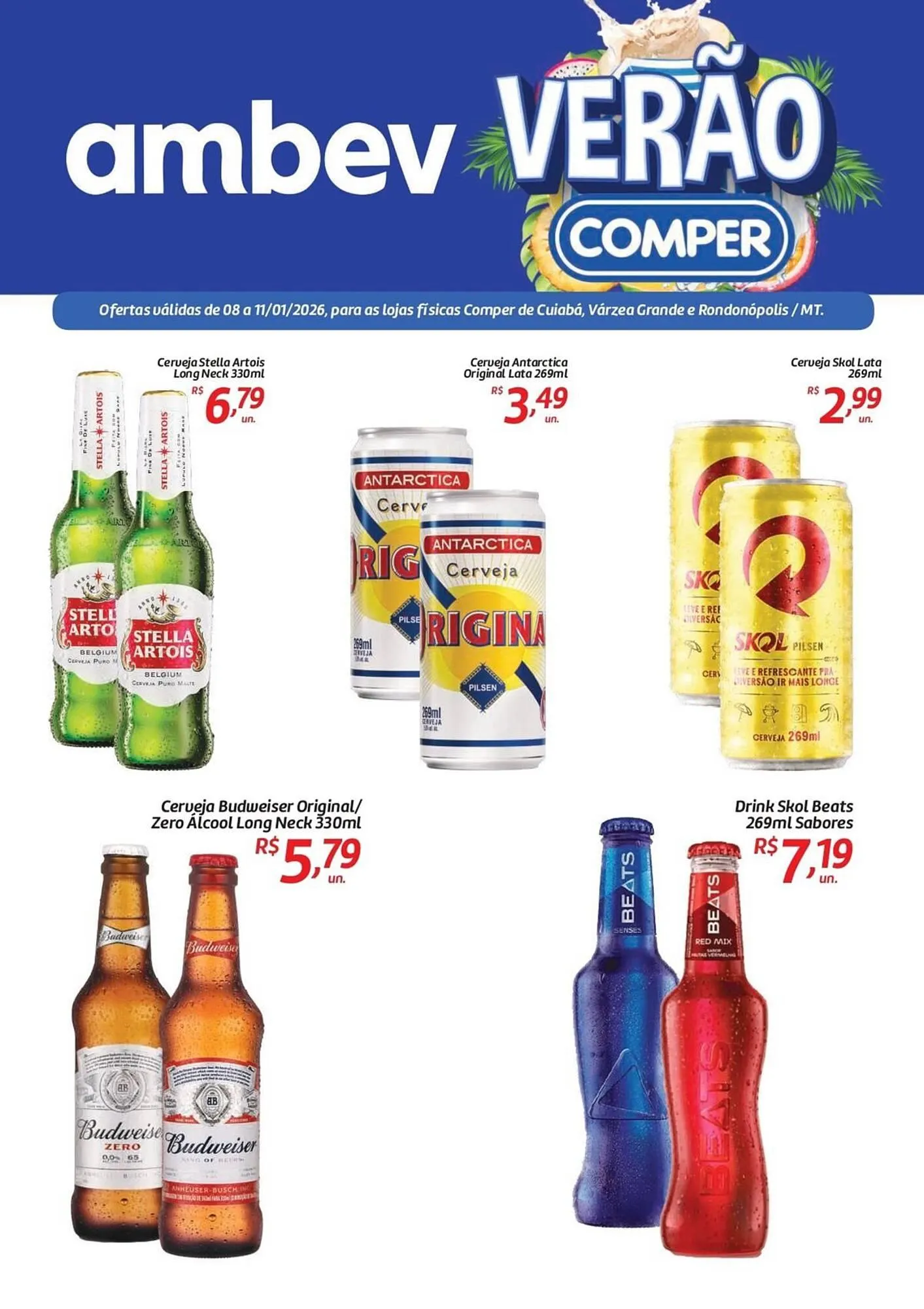 Encarte de Folheto Comper 8 de janeiro até 11 de janeiro 2026 - Pagina 1