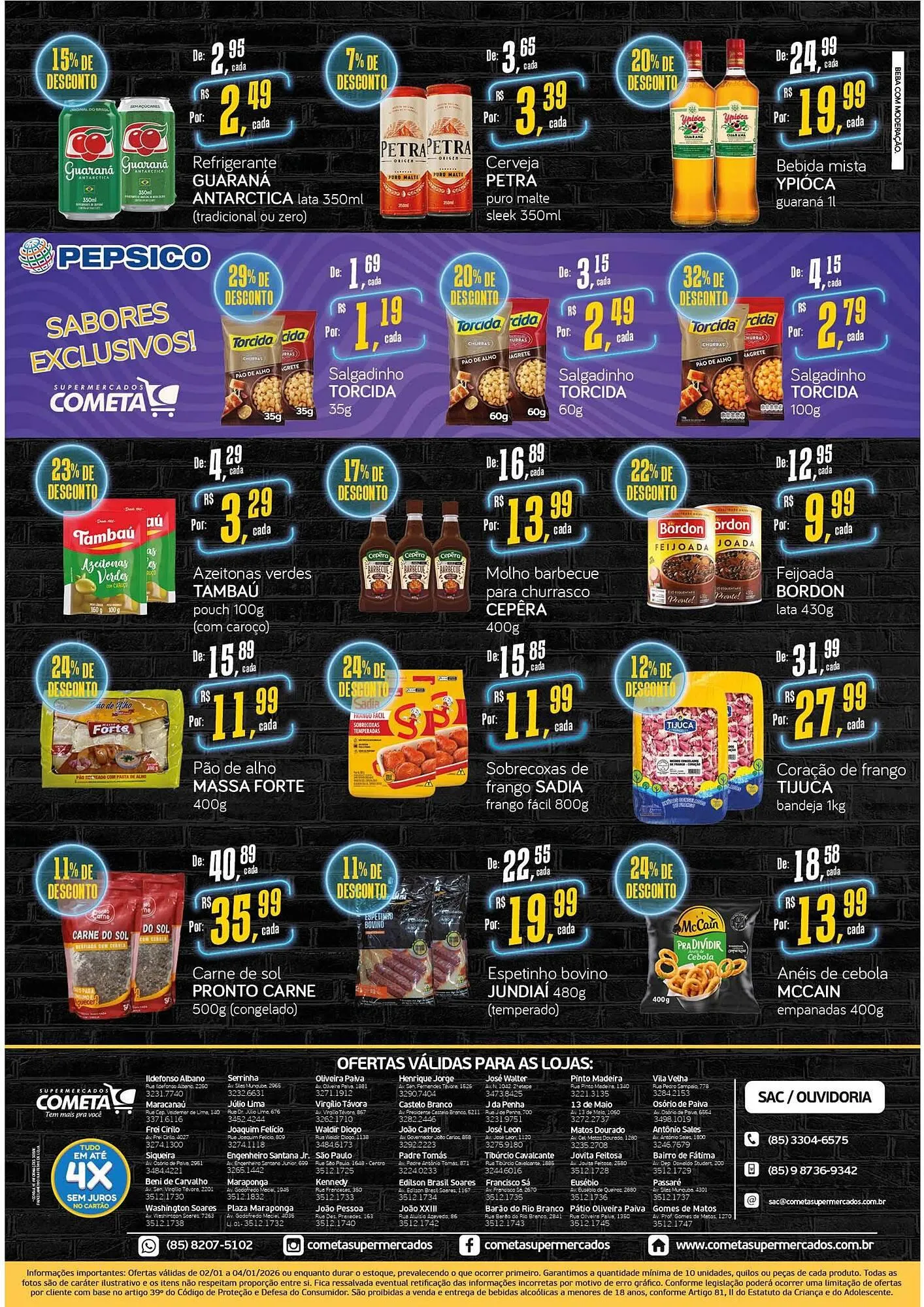 Encarte de Encarte Cometa Supermercados 2 de janeiro até 4 de janeiro 2026 - Pagina 2
