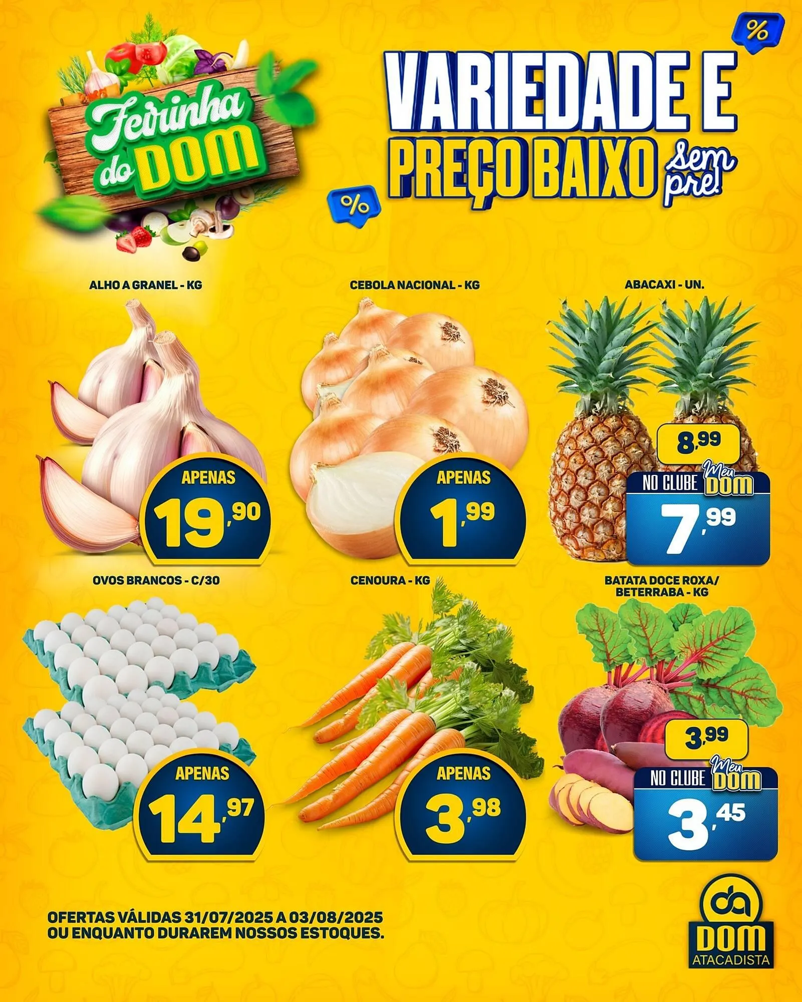Encarte de Catálogo Dom Atacadista 31 de julho até 3 de agosto 2025 - Pagina 1