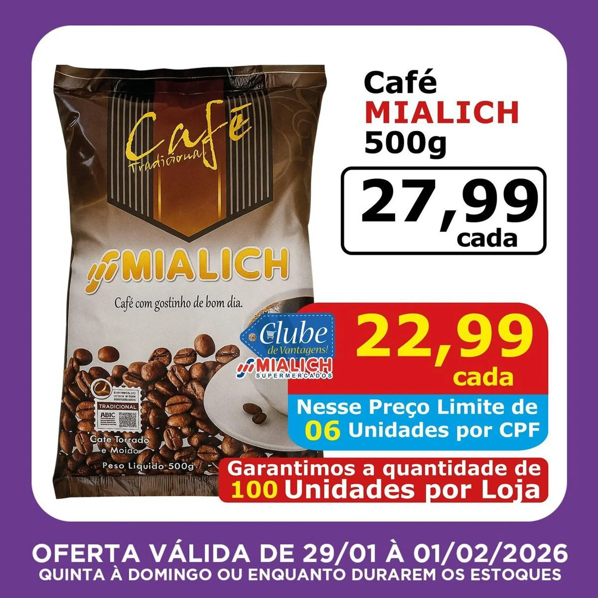 Encarte de Catálogo Mialich Supermercados 29 de janeiro até 1 de fevereiro 2026 - Pagina 8
