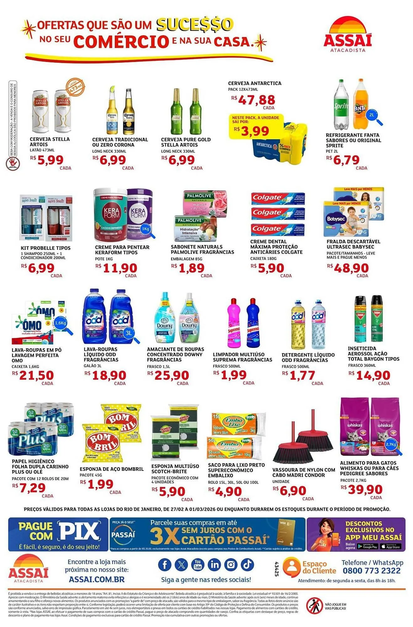 Encarte de Encarte Assaí Atacadista 27 de fevereiro até 1 de março 2026 - Pagina 2