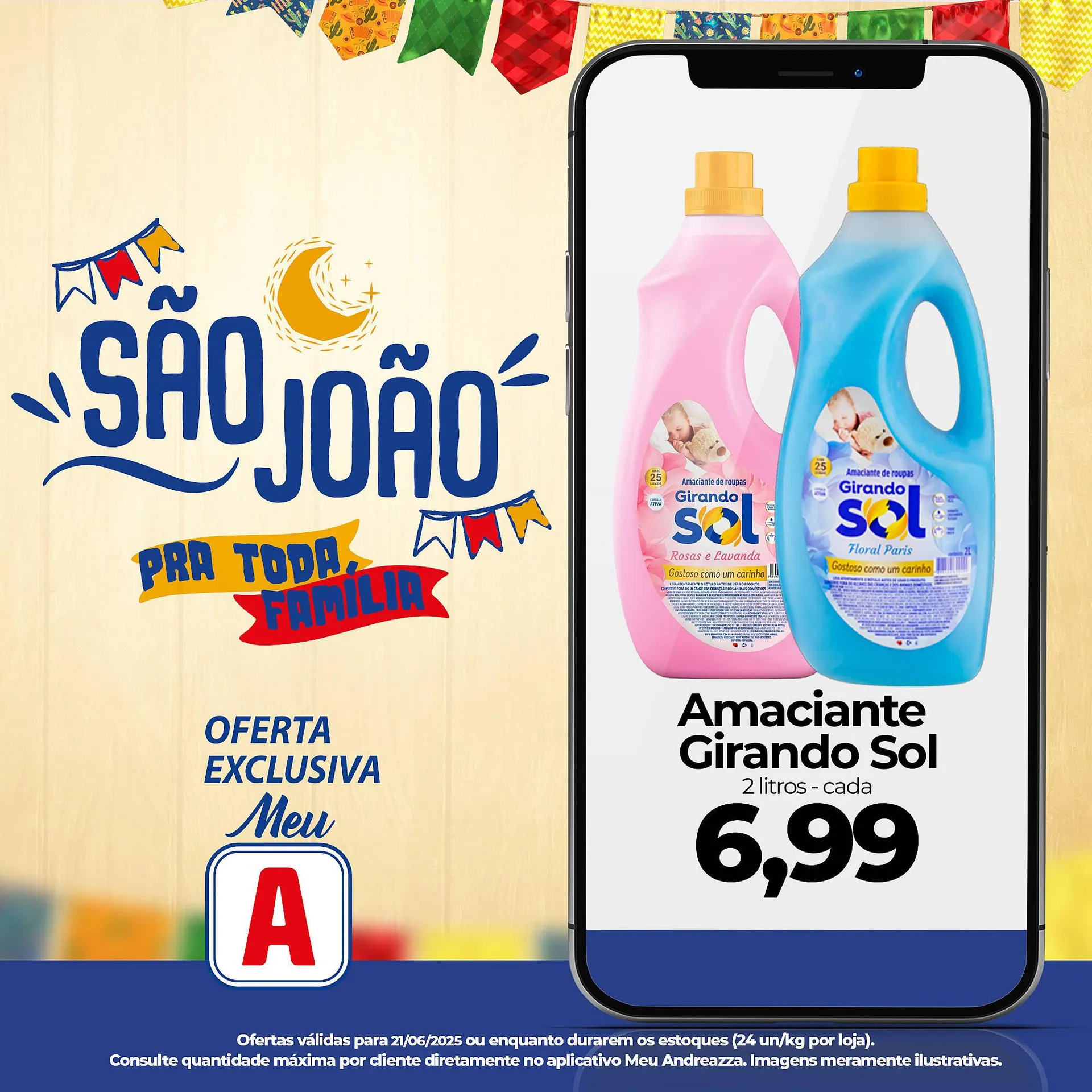 Encarte de Catálogo Supermercados Andreazza 21 de junho até 21 de junho 2025 - Pagina 3