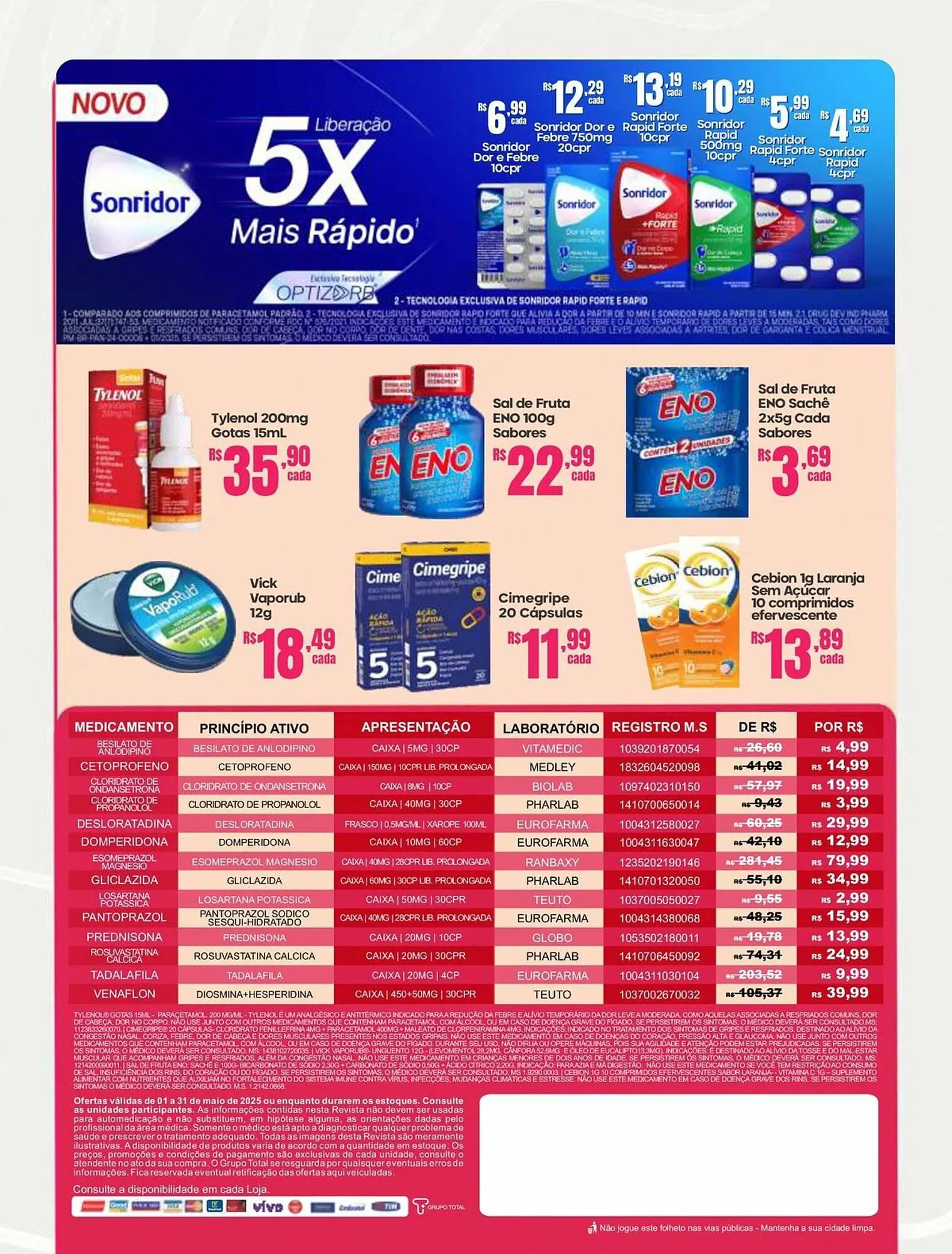 Encarte de Catálogo Drogaria Total 1 de maio até 31 de maio 2025 - Pagina 4