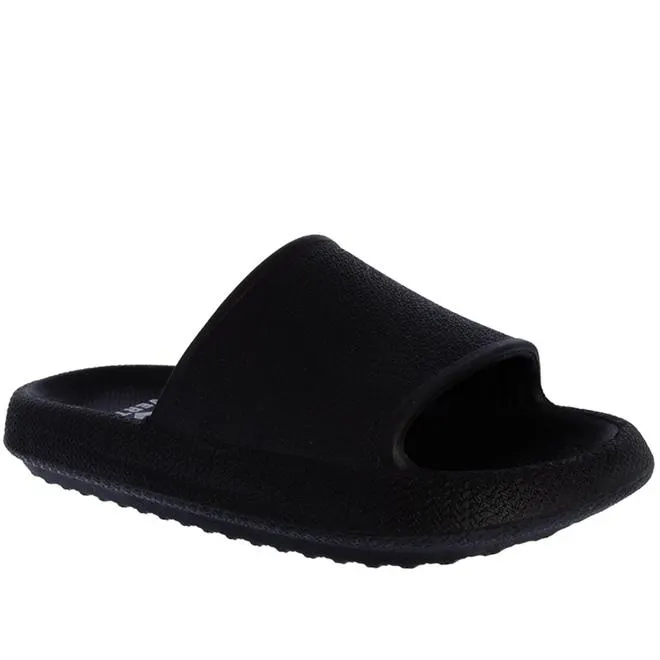 Chinelo Infantil Vertus Flatform Texturizado Preto