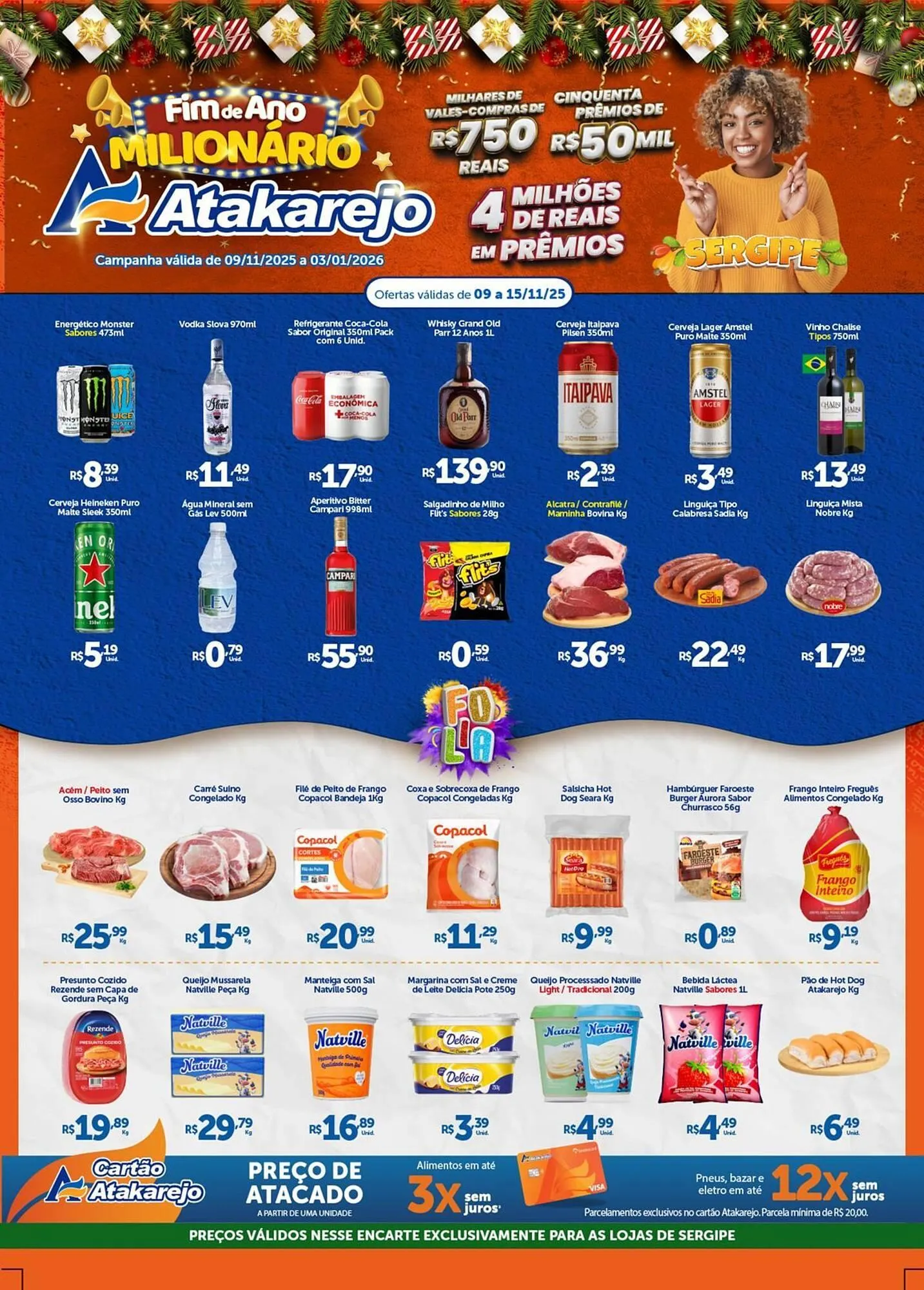Encarte de Encarte Atakarejo 9 de novembro até 3 de janeiro 2026 - Pagina 1