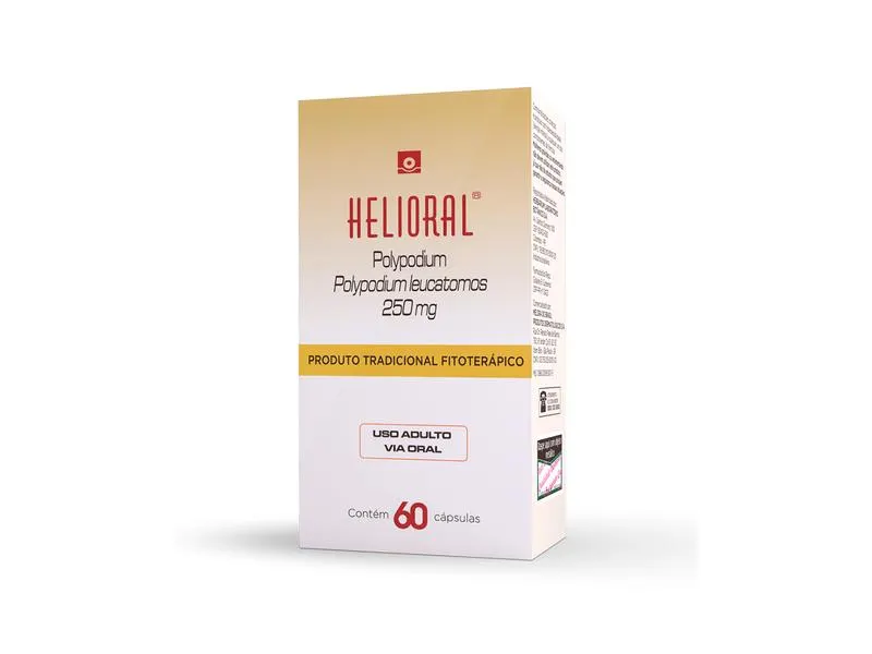 Helioral 250mg 60 Cápsulas Duras