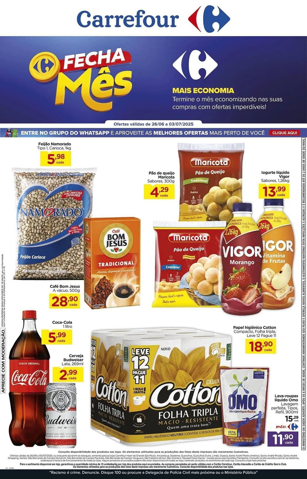 Encarte de Catálogo Carrefour 26 de junho até 3 de julho 2025 - Pagina 1
