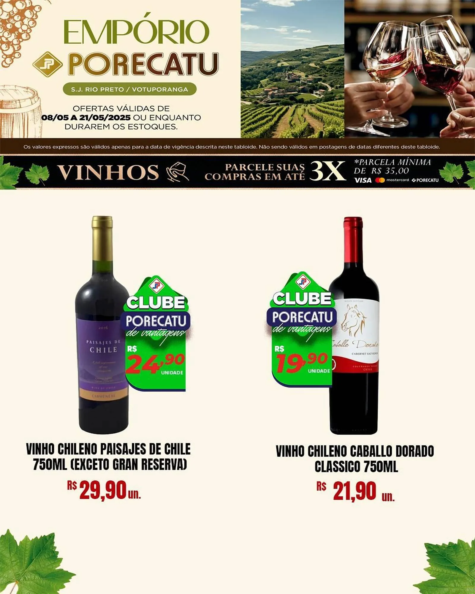 Encarte de Catálogo Supermercado Porecatu 10 de maio até 21 de maio 2025 - Pagina 3