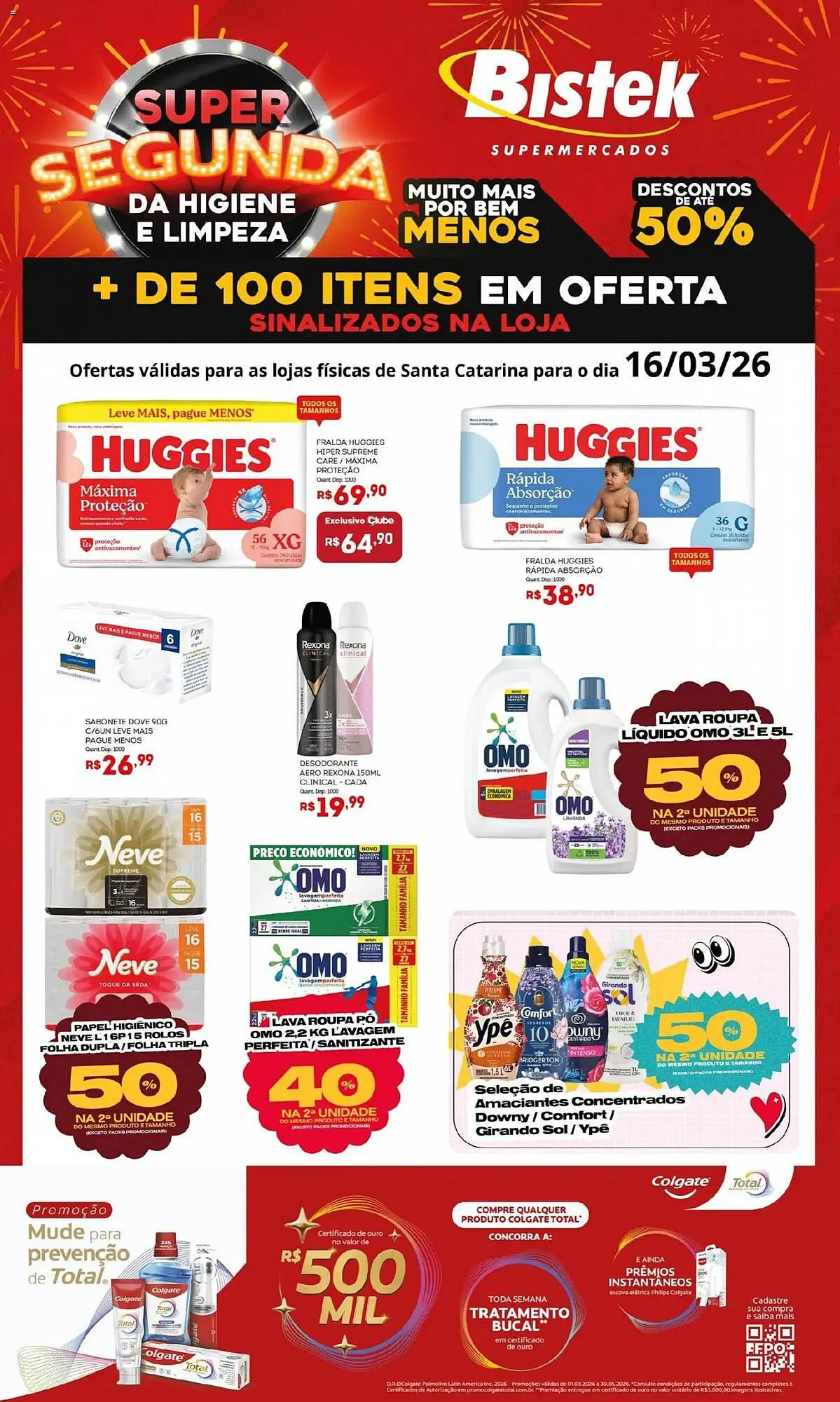 Encarte de Encarte Bistek Supermercados 16 de março até 16 de março 2026 - Pagina 1