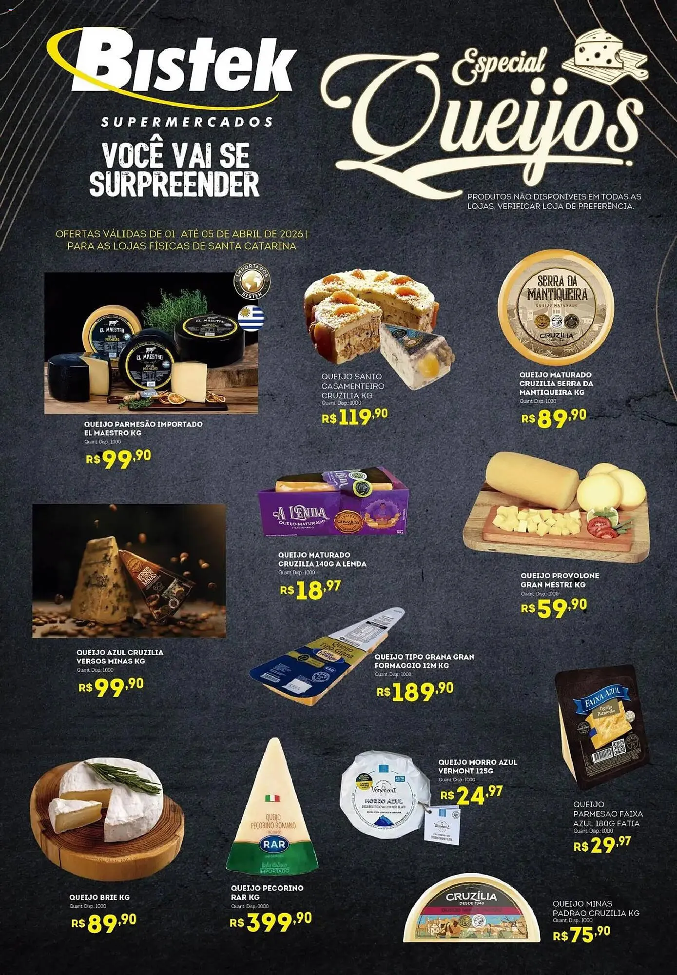 Encarte de Encarte Bistek Supermercados 1 de abril até 6 de abril 2026 - Pagina 1