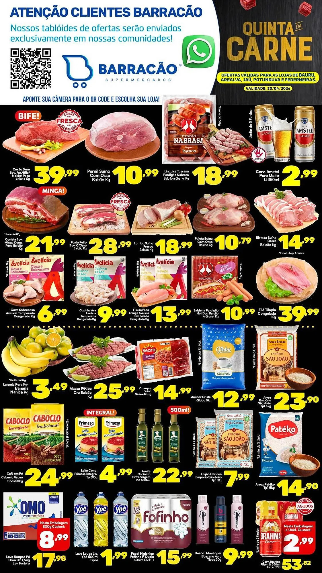 Encarte de Catálogo Barracão Supermercado 30 de abril até 30 de abril 2026 - Pagina 1