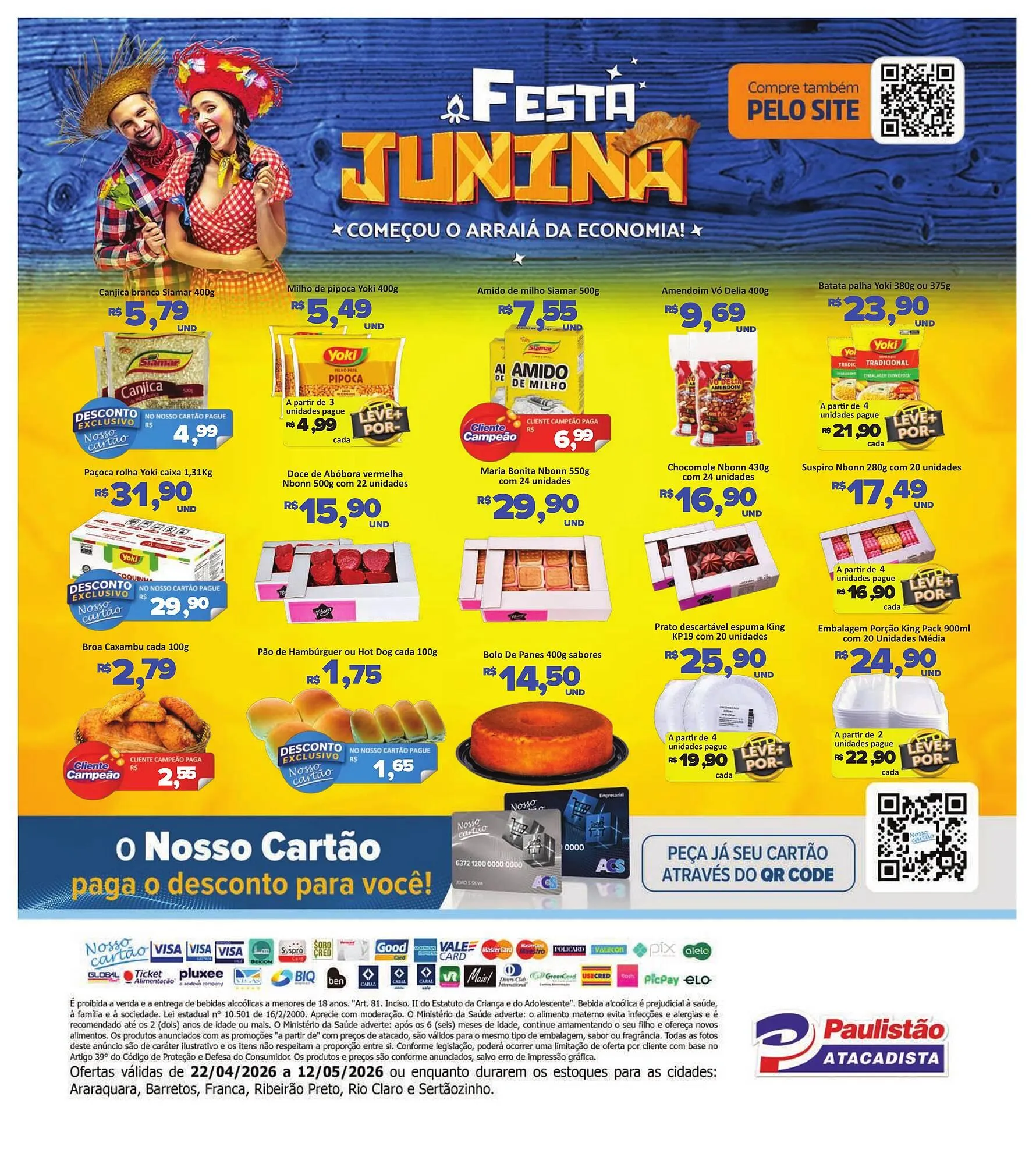 Encarte de Catálogo Paulistão Supermercados 22 de abril até 12 de maio 2026 - Pagina 4