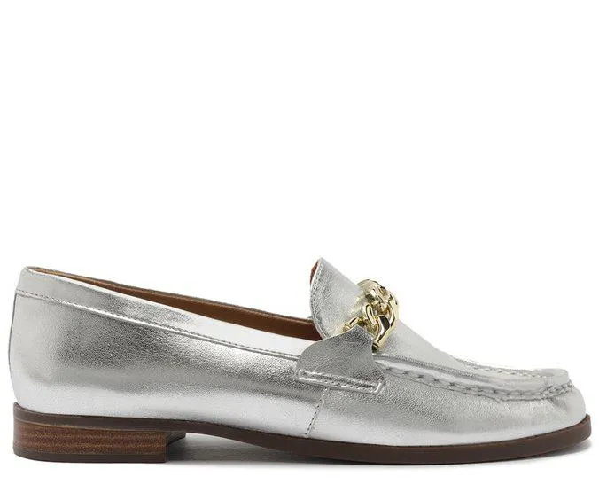 Mocassim Prata Correntes Antônia