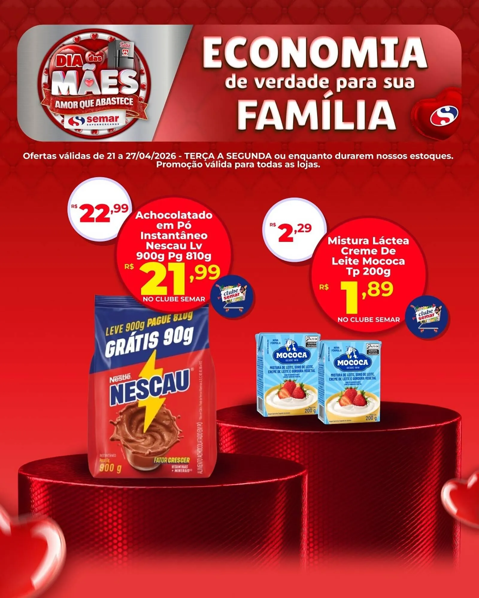 Encarte de Folheto Semar Supermercado 21 de abril até 27 de abril 2026 - Pagina 3