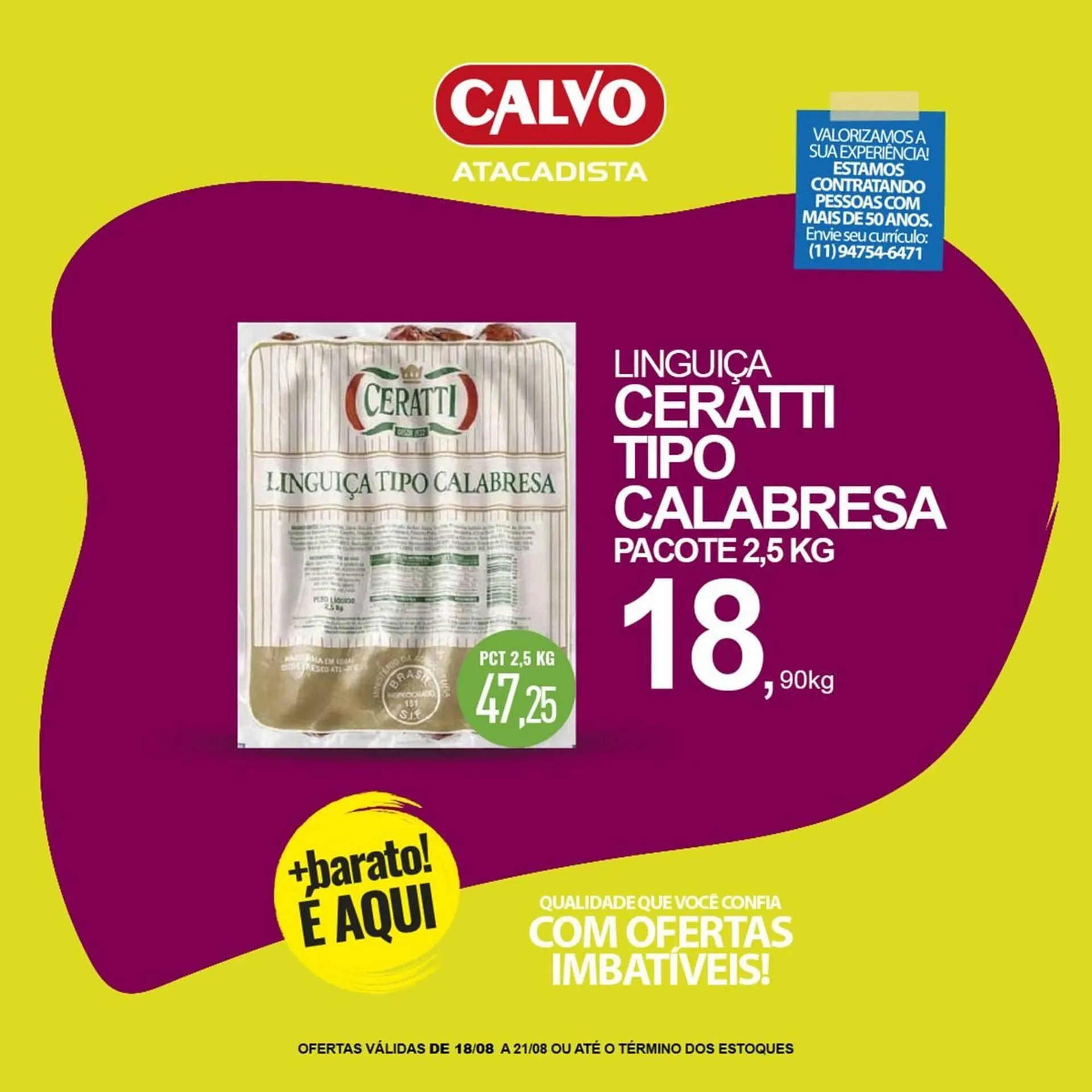 Encarte de Catálogo Calvo Atacadista 20 de agosto até 21 de agosto 2025 - Pagina 8