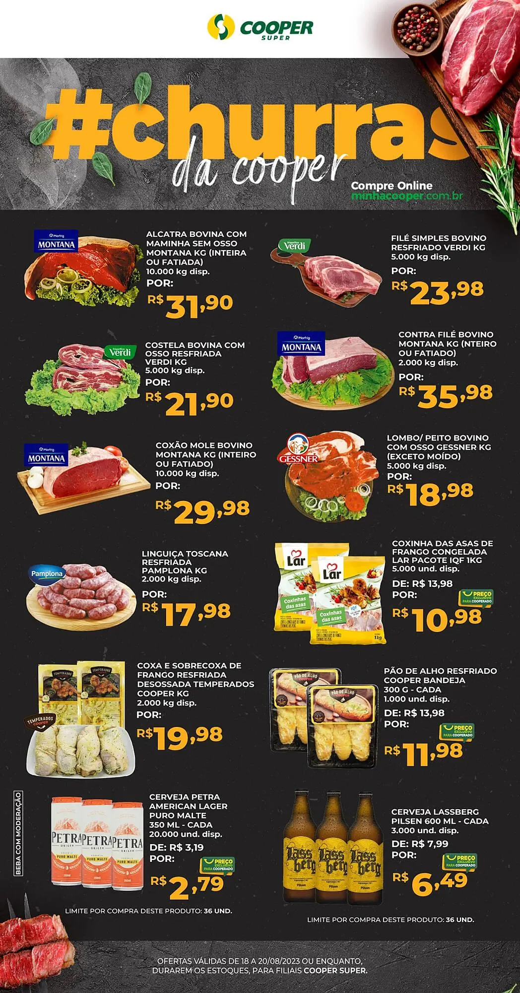 Encarte de Catálogo Cooper 18 de agosto até 20 de agosto 2023 - Pagina 1