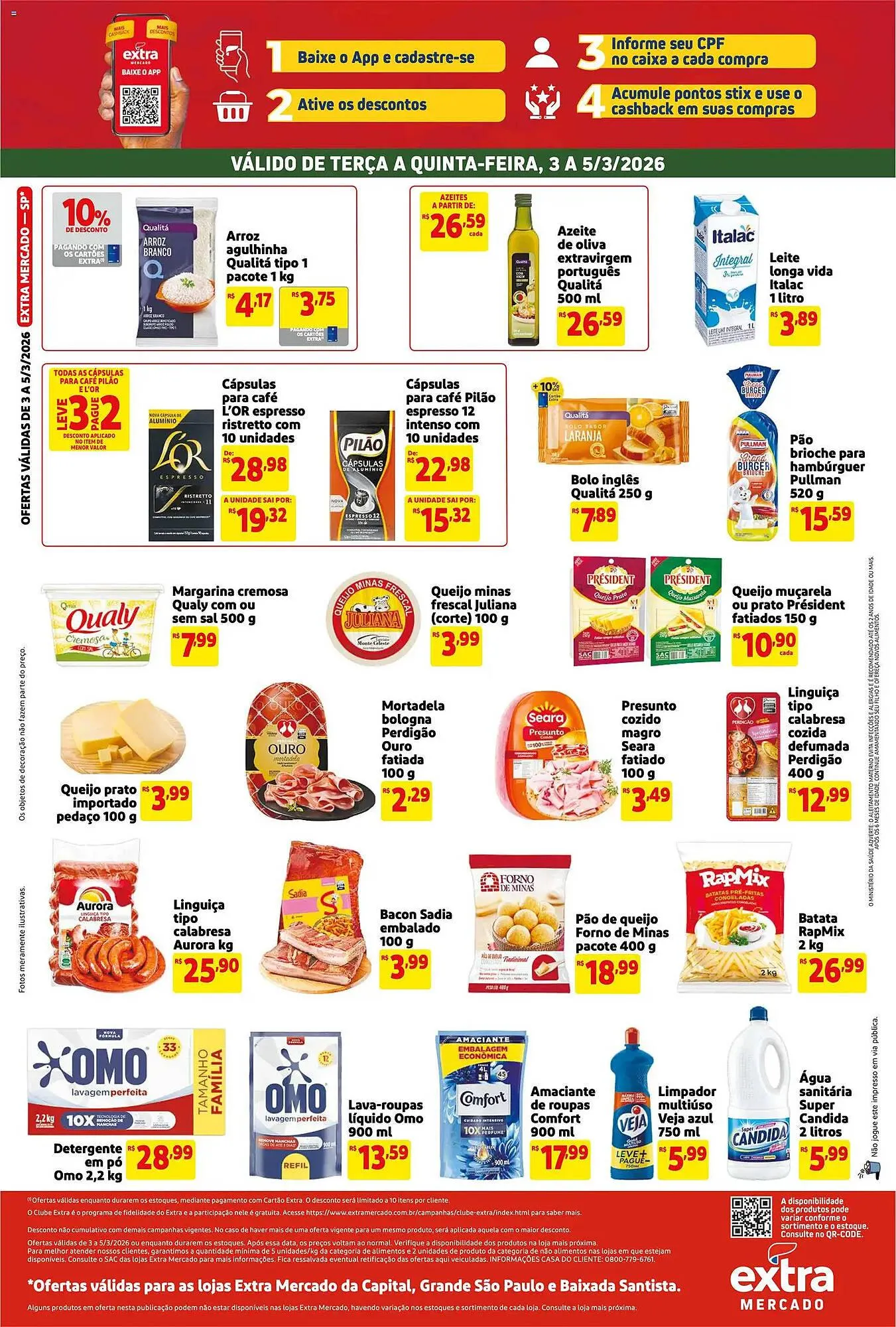 Encarte de Encarte Mercado Extra 3 de março até 5 de março 2026 - Pagina 2