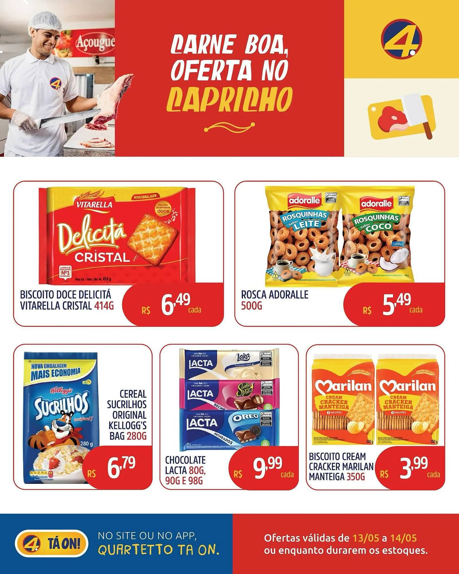Encarte de Catálogo Quartetto Supermercados 13 de maio até 14 de maio 2026 - Pagina 5