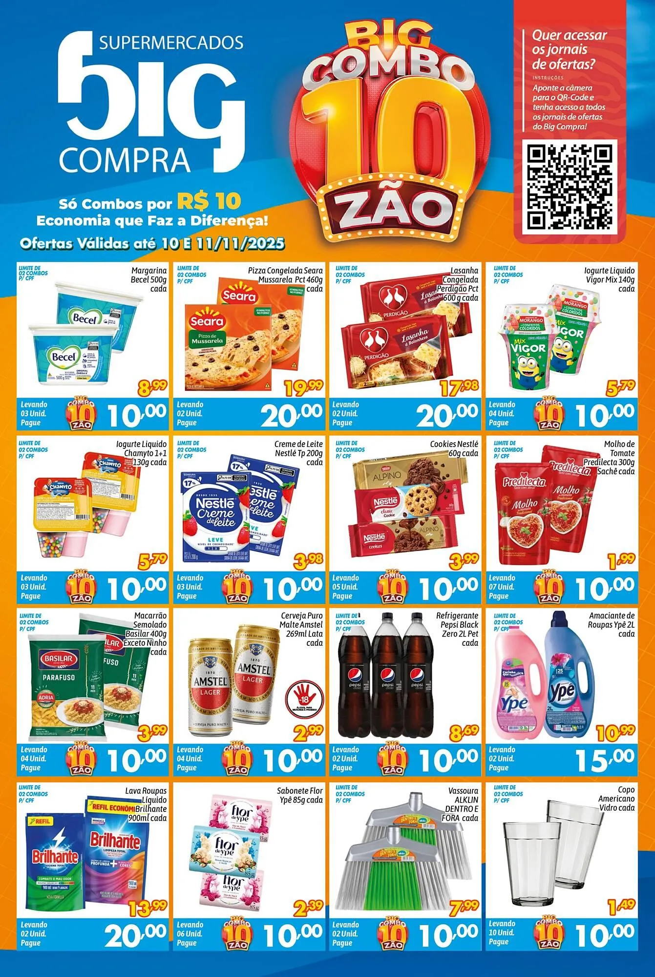 Encarte de Catálogo Supermercados Big Compra 10 de novembro até 11 de novembro 2025 - Pagina 1