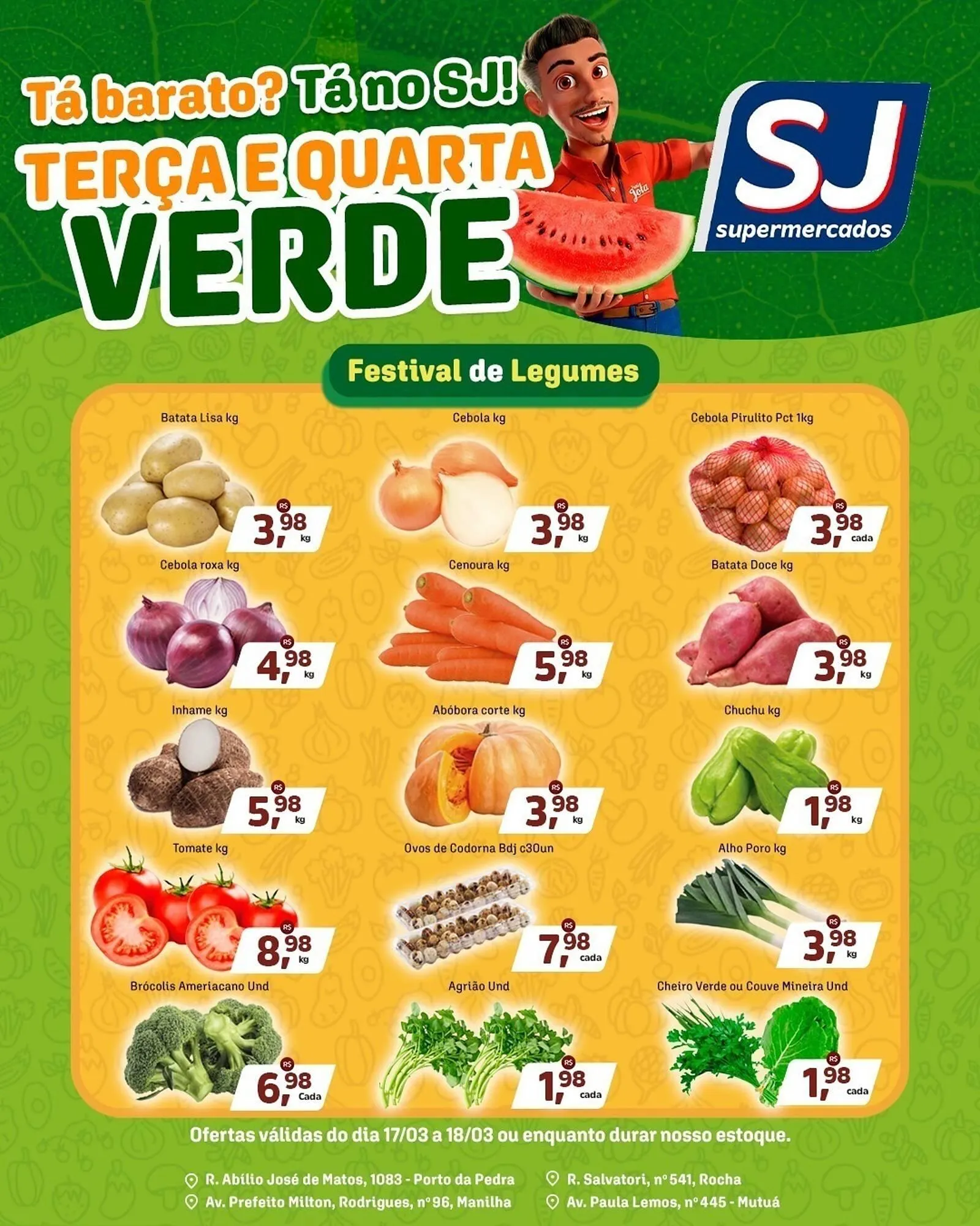 Encarte de Encarte Sj Supermercados 17 de março até 18 de março 2026 - Pagina 4