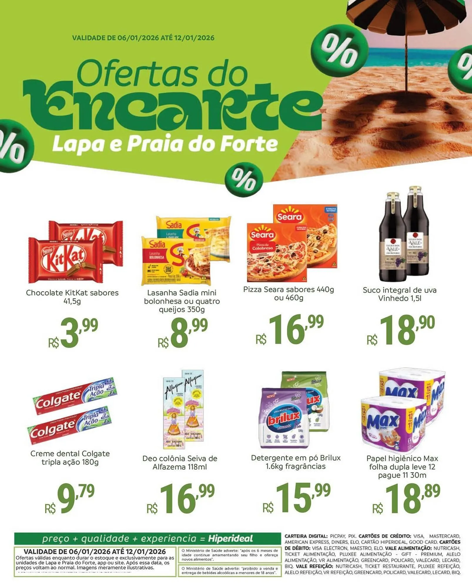 Encarte de Catálogo Hiperideal Supermercados 6 de janeiro até 12 de janeiro 2026 - Pagina 3