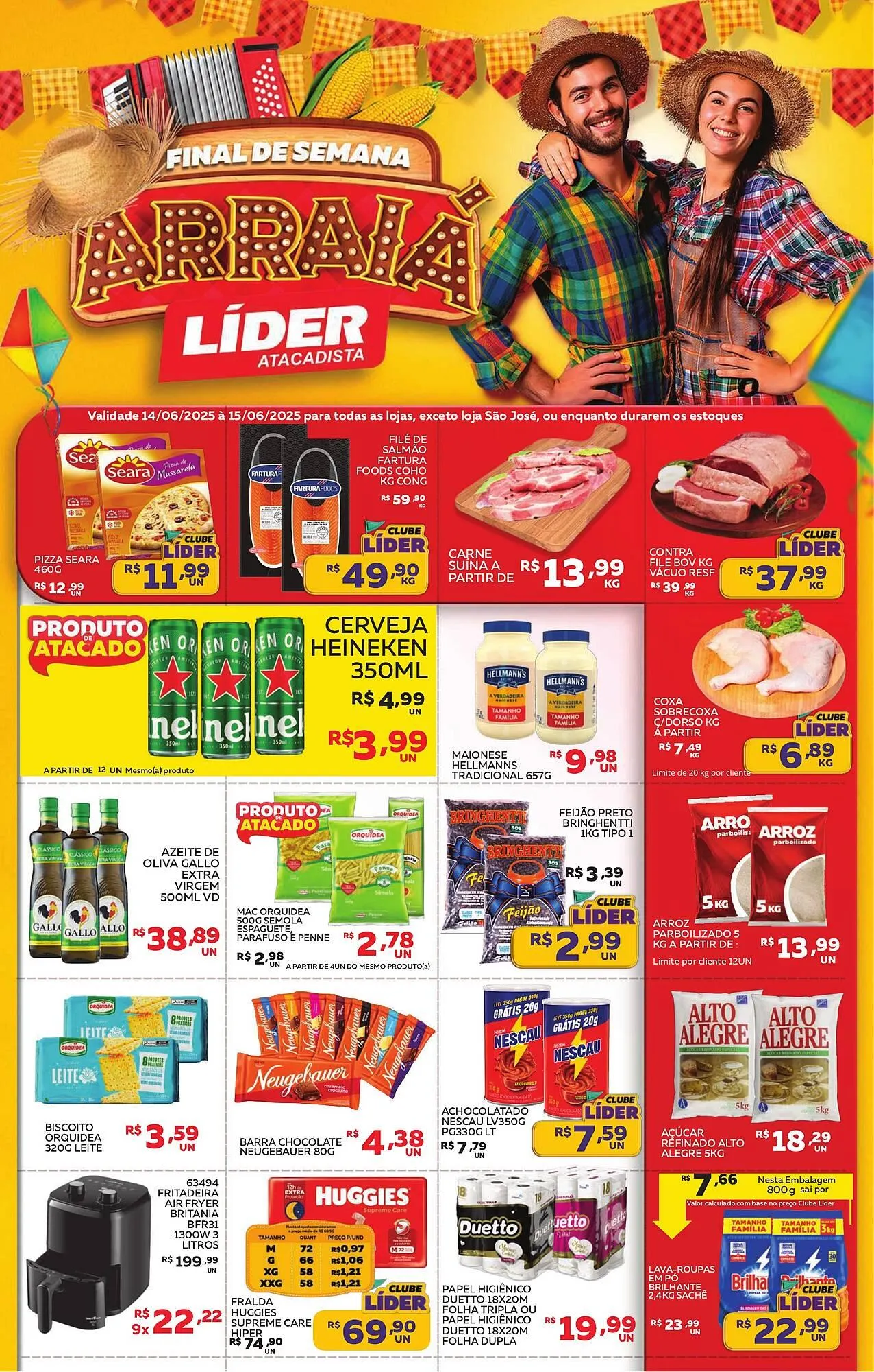 Encarte de Catálogo Lider Atacadista 14 de junho até 15 de junho 2025 - Pagina 1