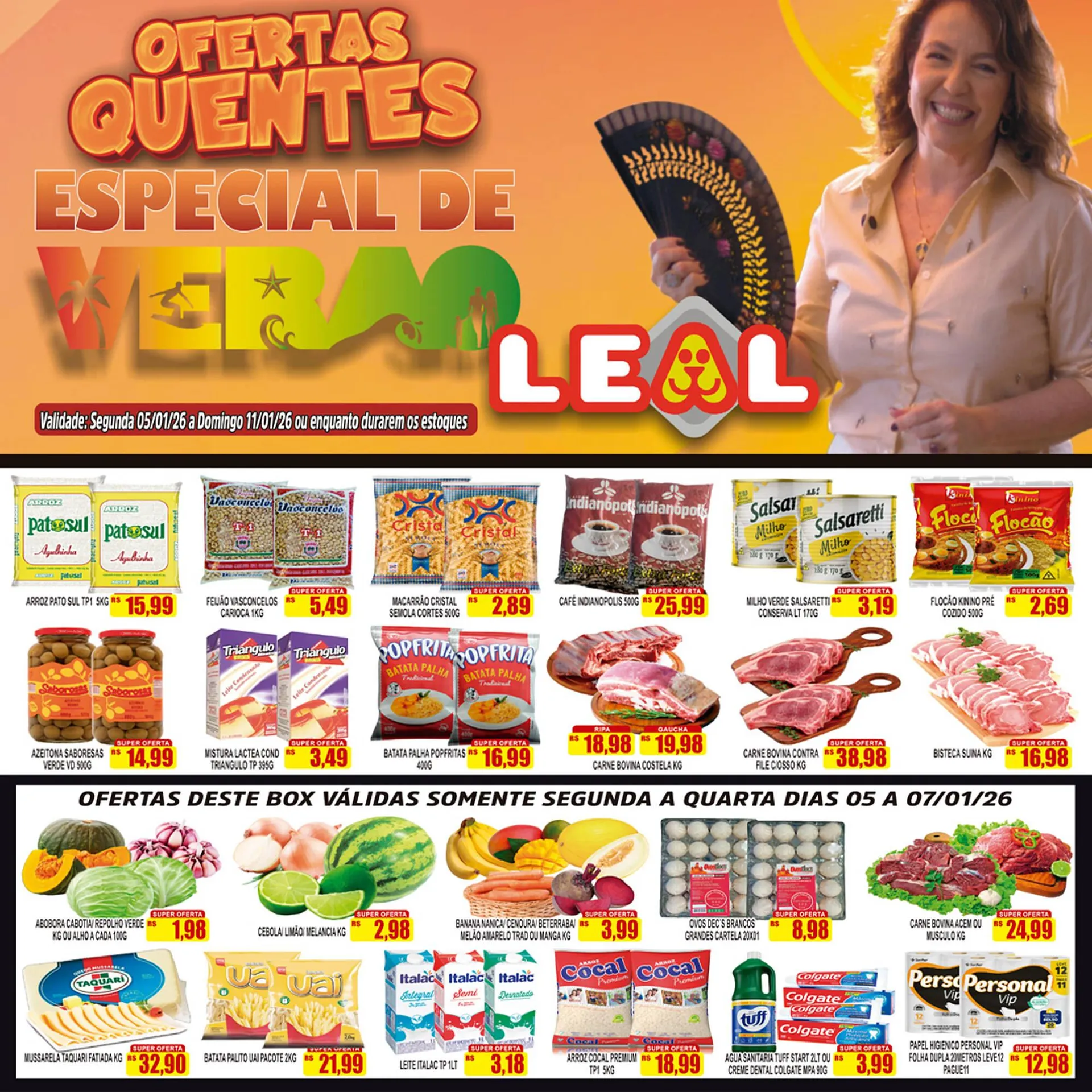 Encarte de Folheto Supermercado leal 5 de janeiro até 11 de janeiro 2026 - Pagina 2