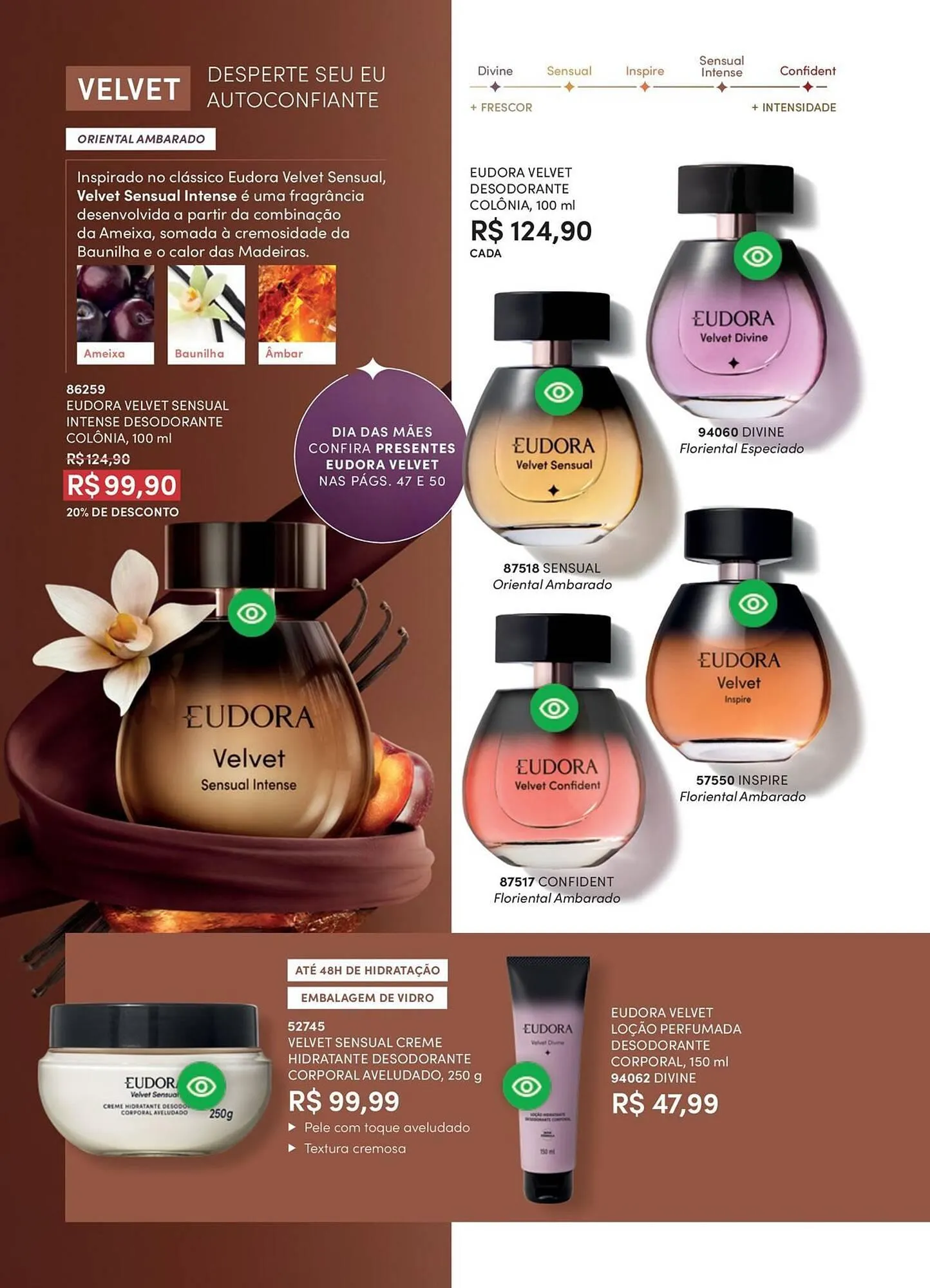 Encarte de Catálogo Eudora 1 de abril até 1 de maio 2026 - Pagina 102