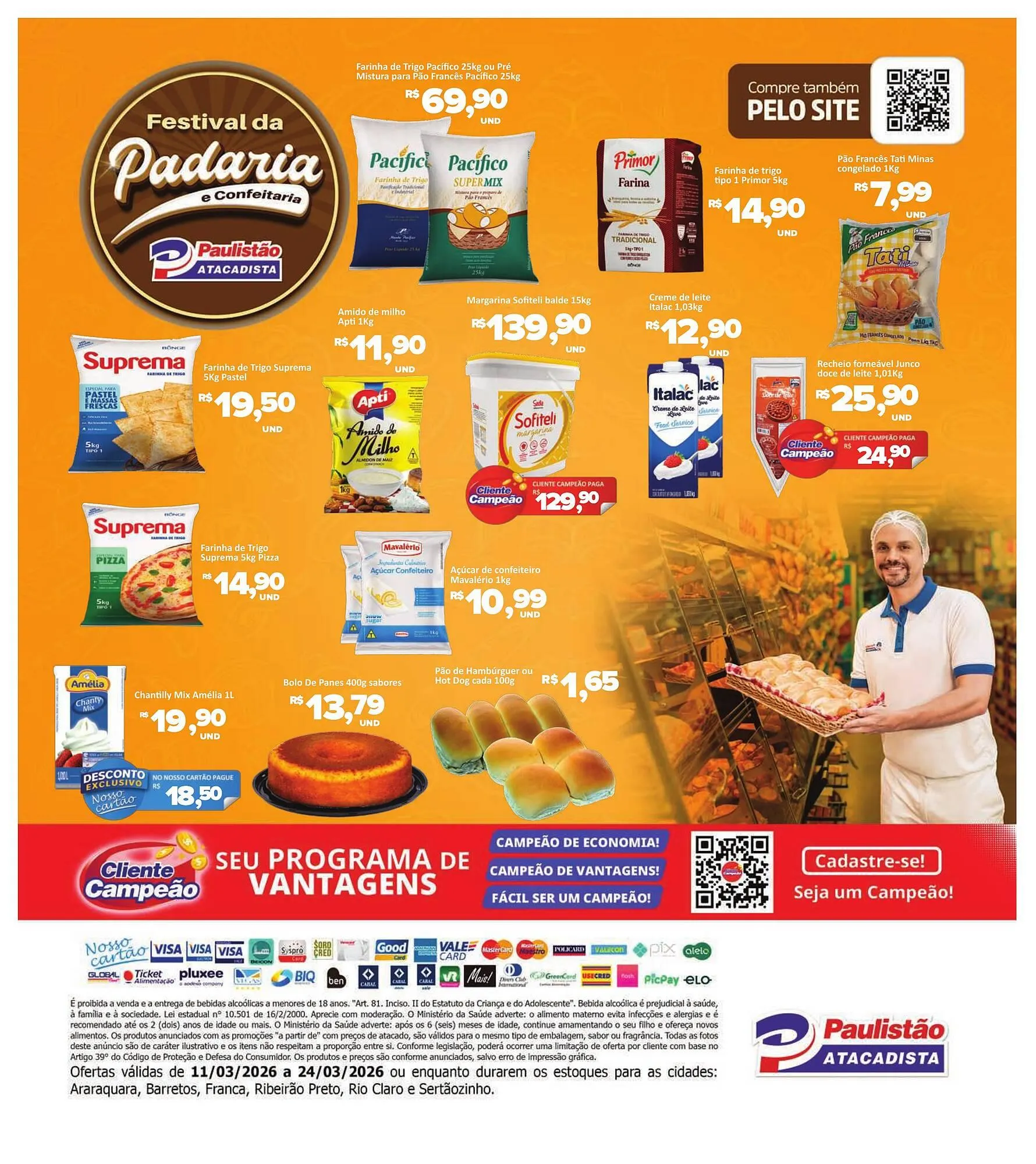 Encarte de Catálogo Paulistão Supermercados 11 de março até 24 de março 2026 - Pagina 4