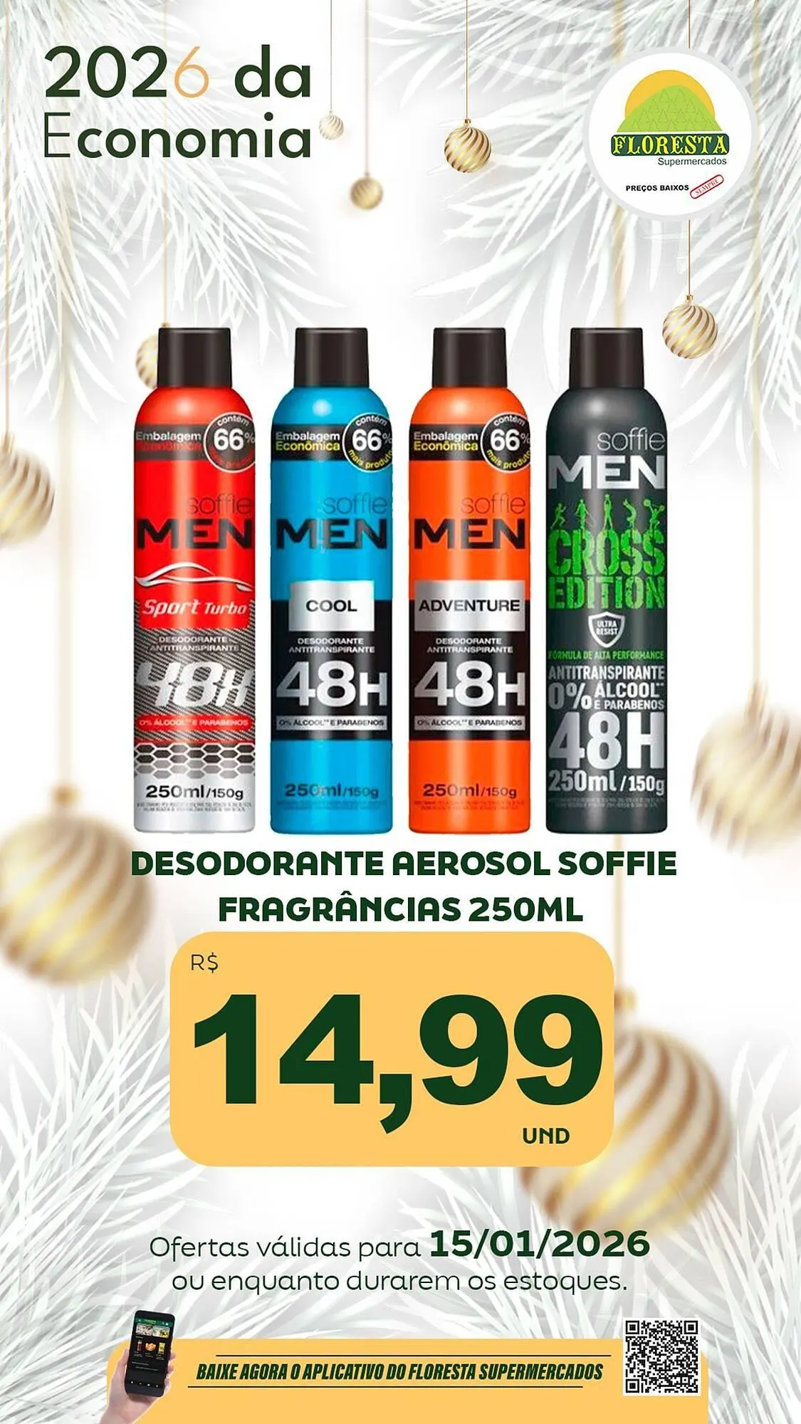 Encarte de Catálogo Floresta Supermercados 15 de janeiro até 17 de janeiro 2026 - Pagina 46